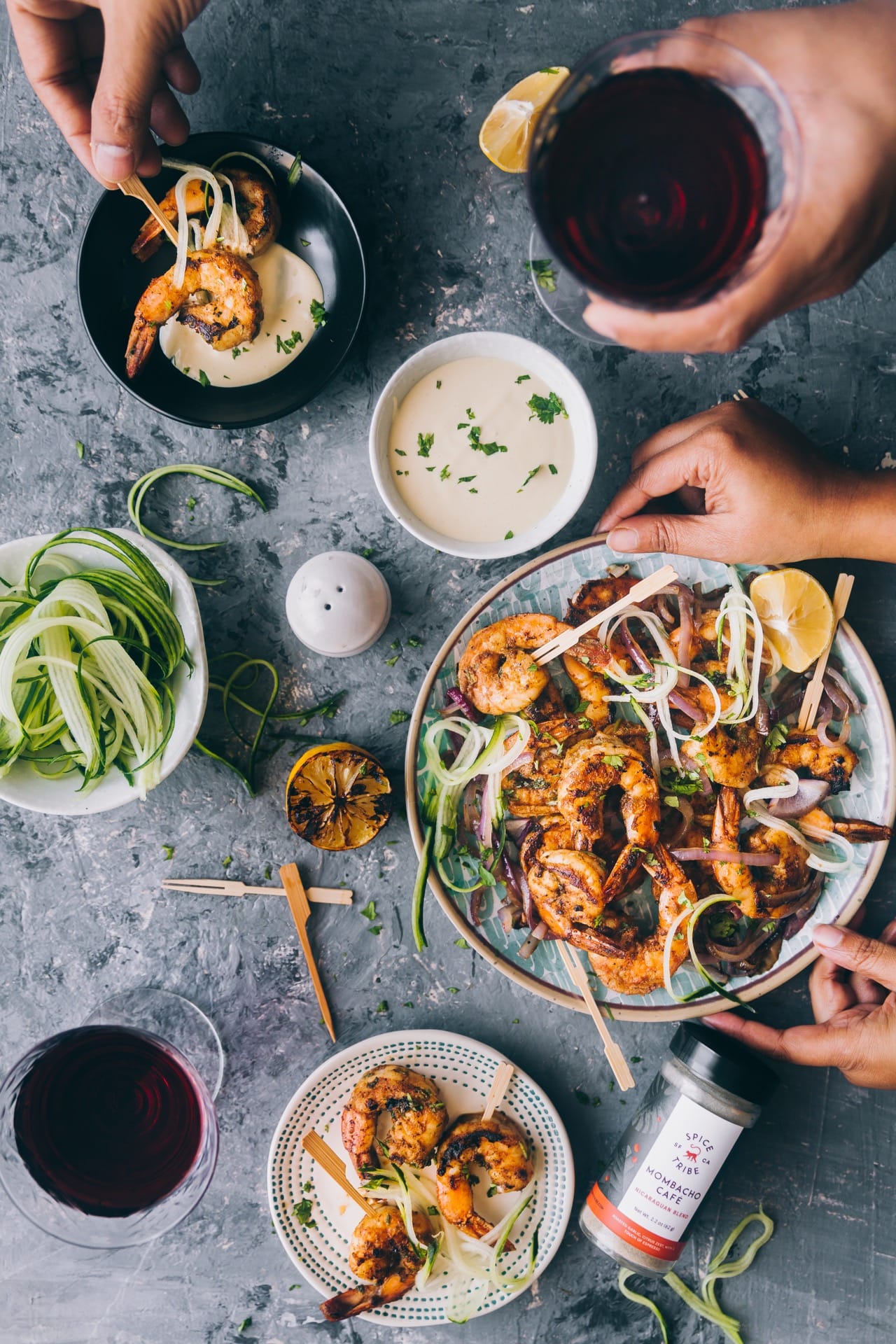 Stir Fried Shrimp with Lemon Aioli Playful Cooking