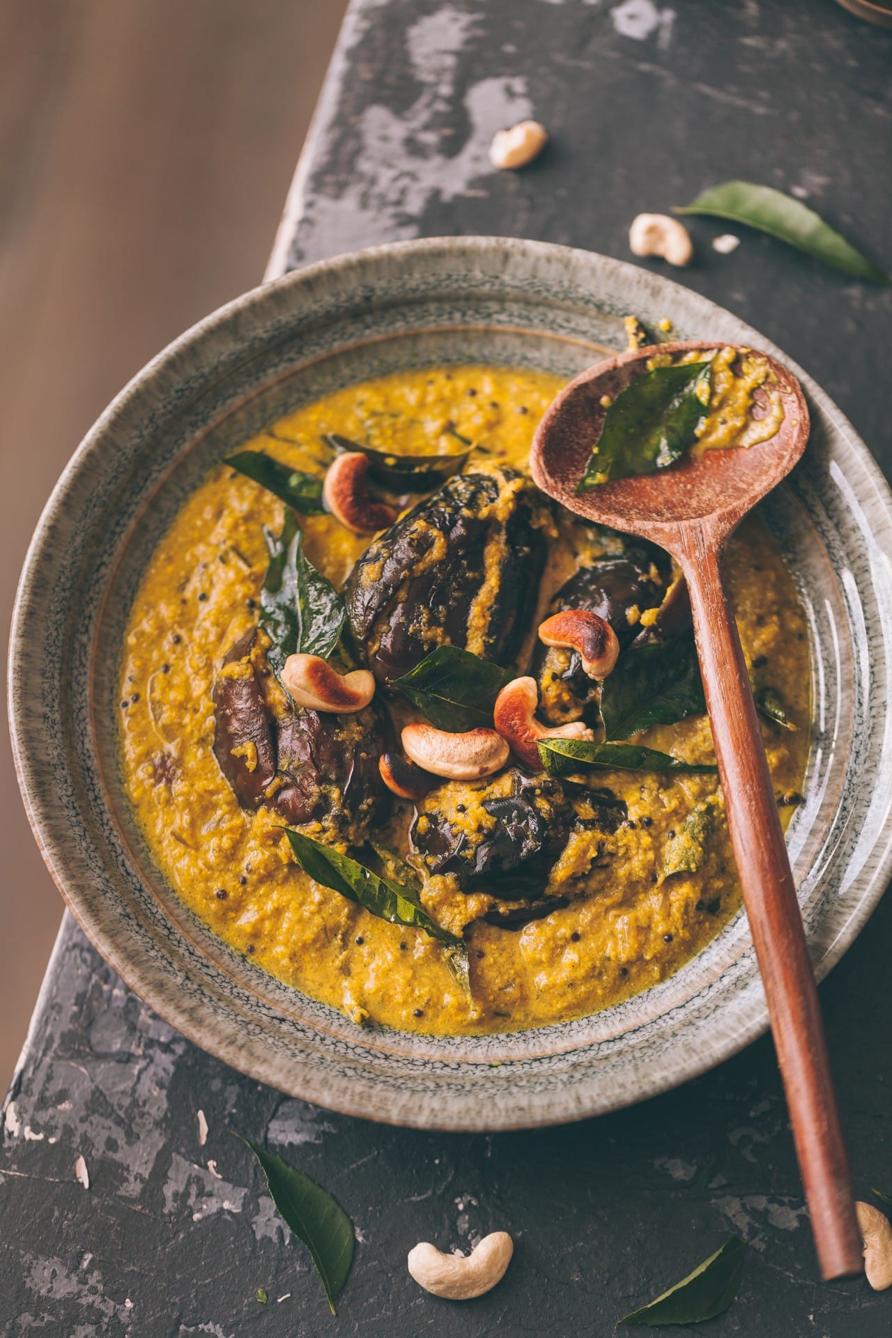 Baigan Ka Salan ( Eggplant Curry in Creamy Coconut Gravy) 