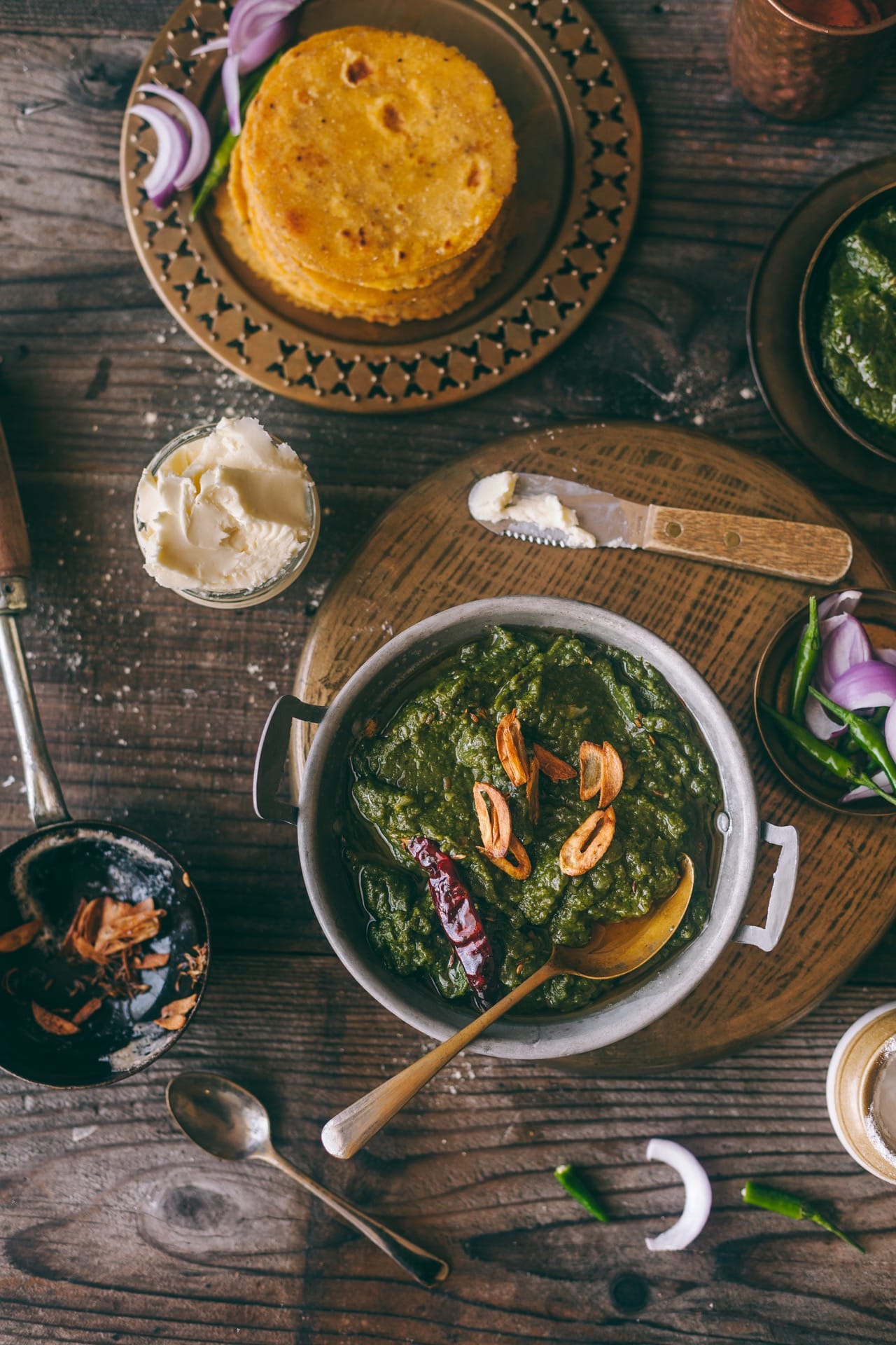 Sarso Ka Saag - Mustard Green Curry | North Indian Speciality