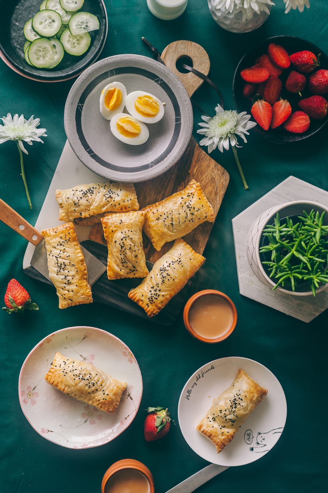 Egg Puffs - Indian Snack with eggs in puff pastry