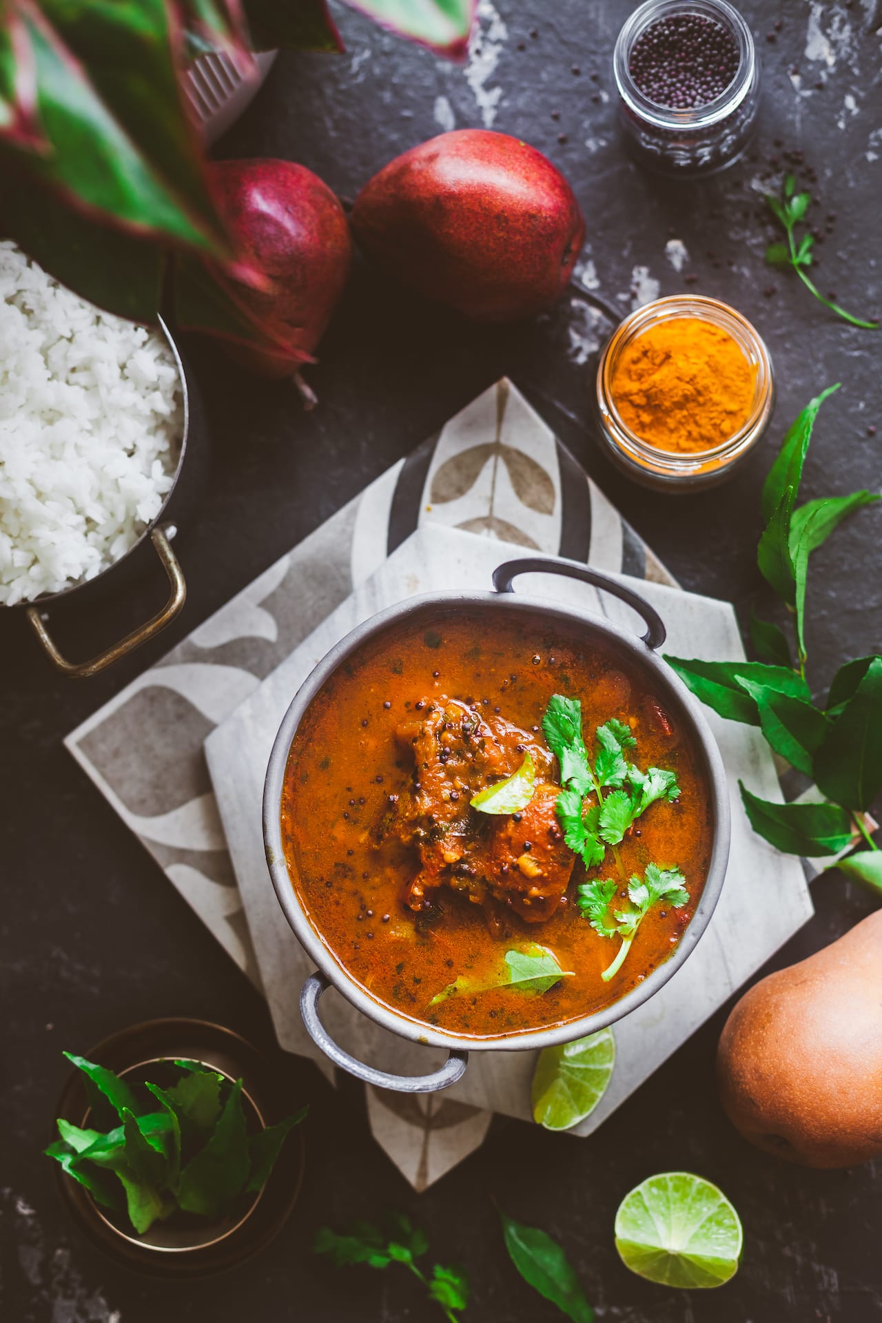 Pear Rasam - South Indian Spicy Soup 