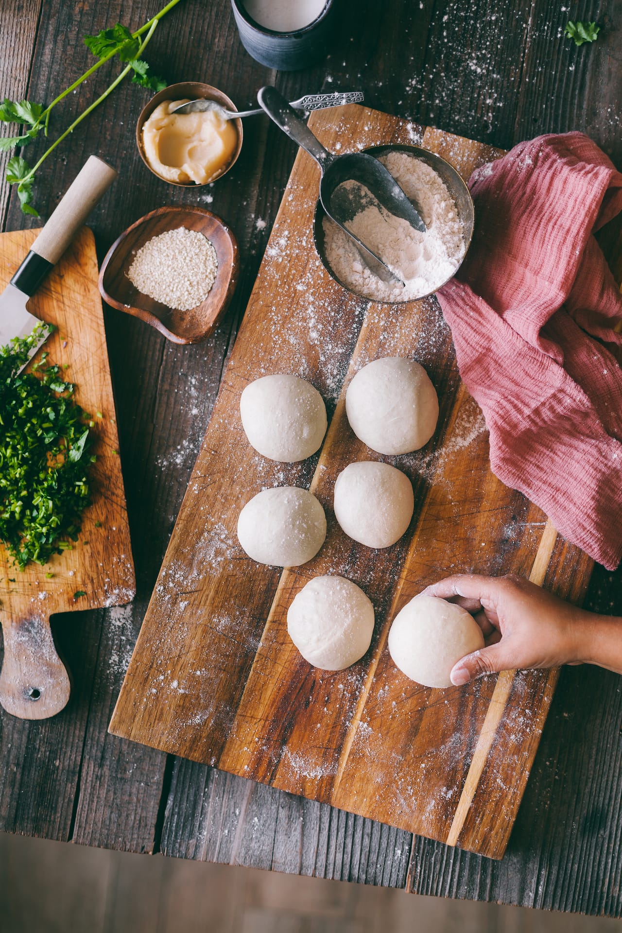 Prepaing Indian Bread