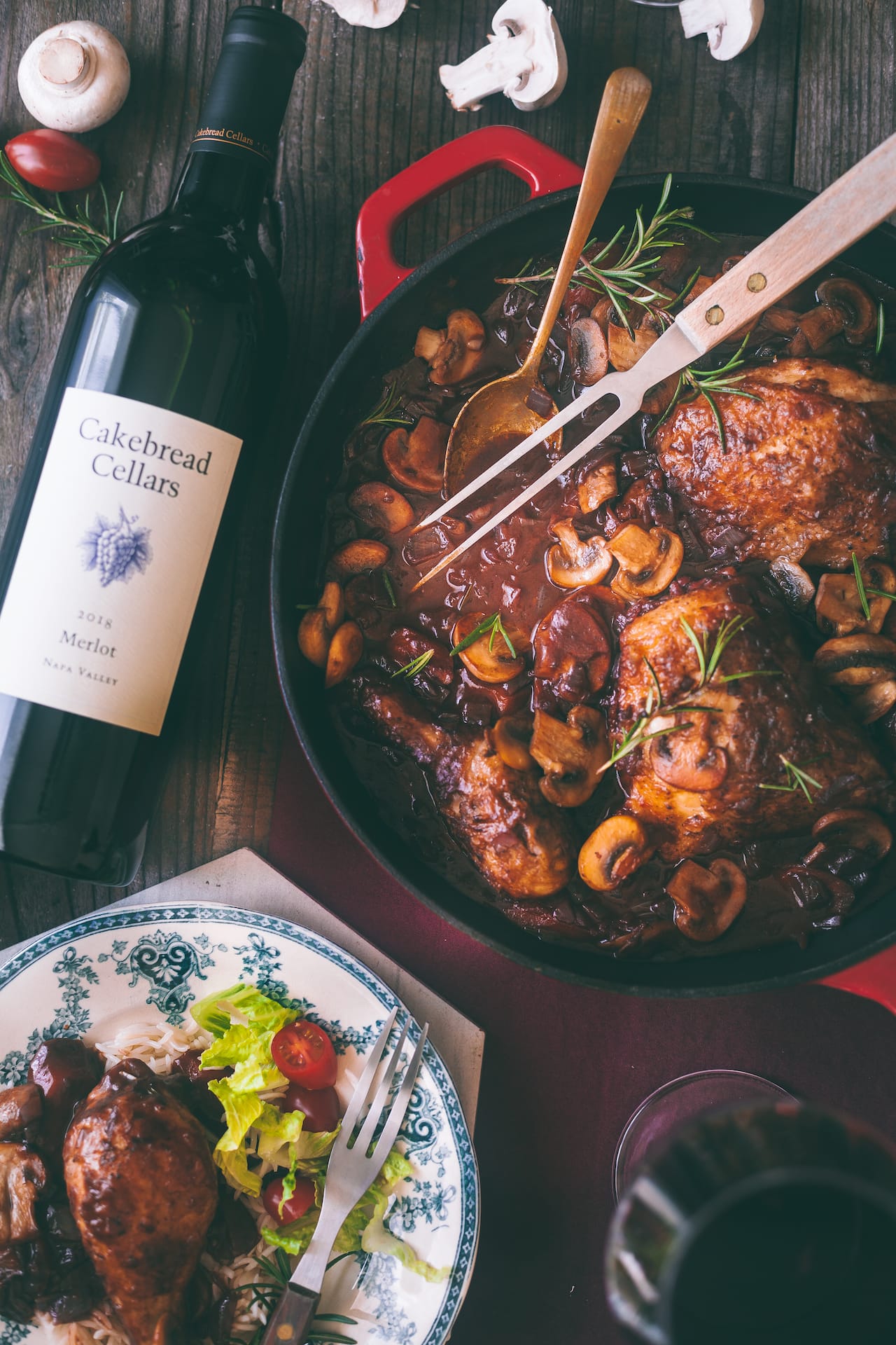 Chicken in Red Wine Sauce | Coq au Vin – Playful Cooking