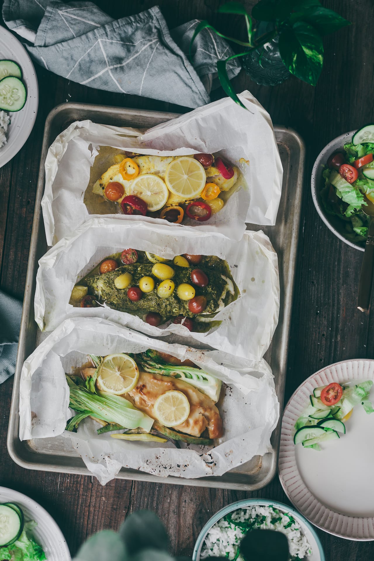 Fish En Papillote (3 DIFFERENT FLAVORS)