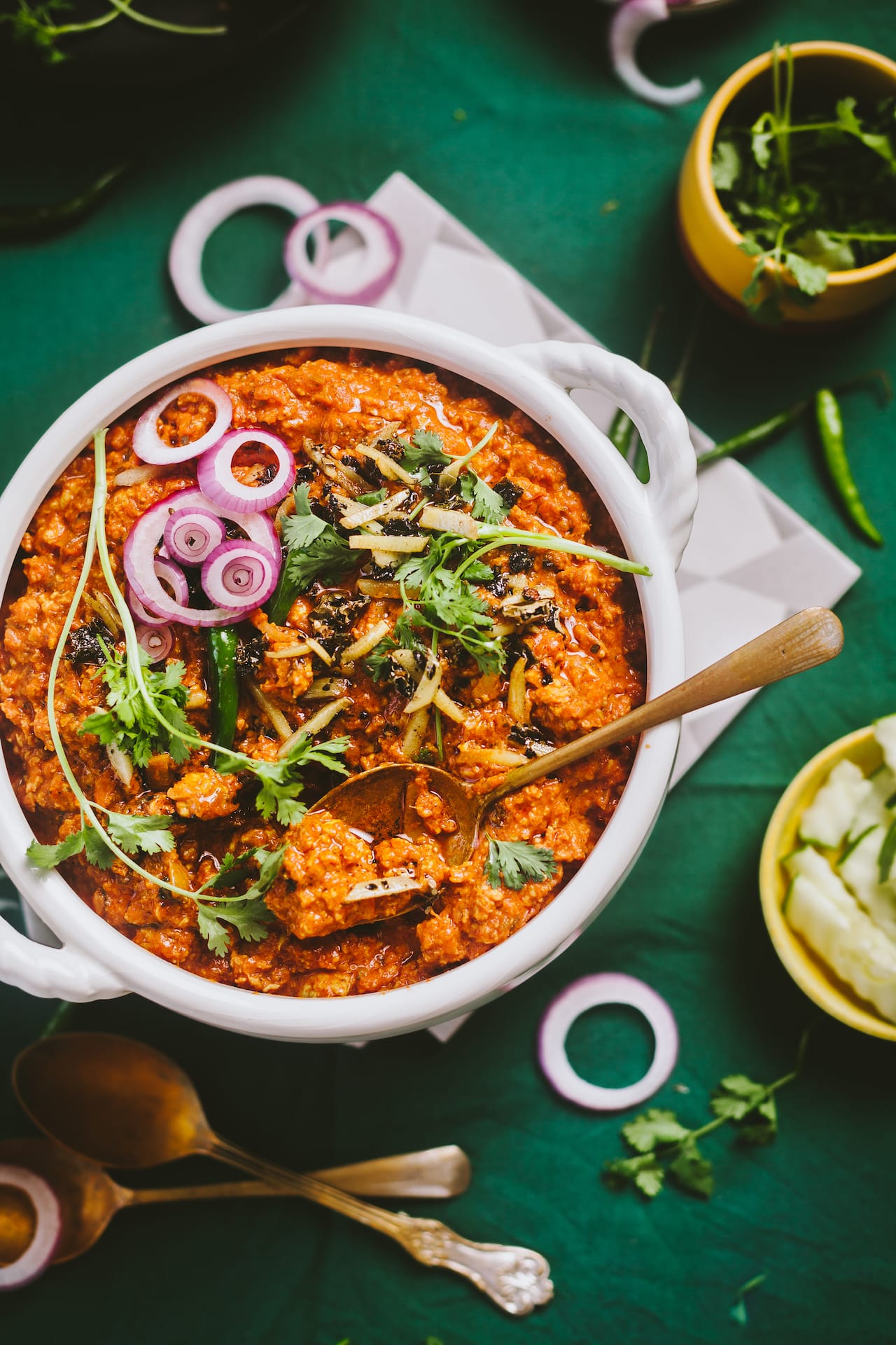 Chicken Keema Masala (Indian spiced ground chicken)