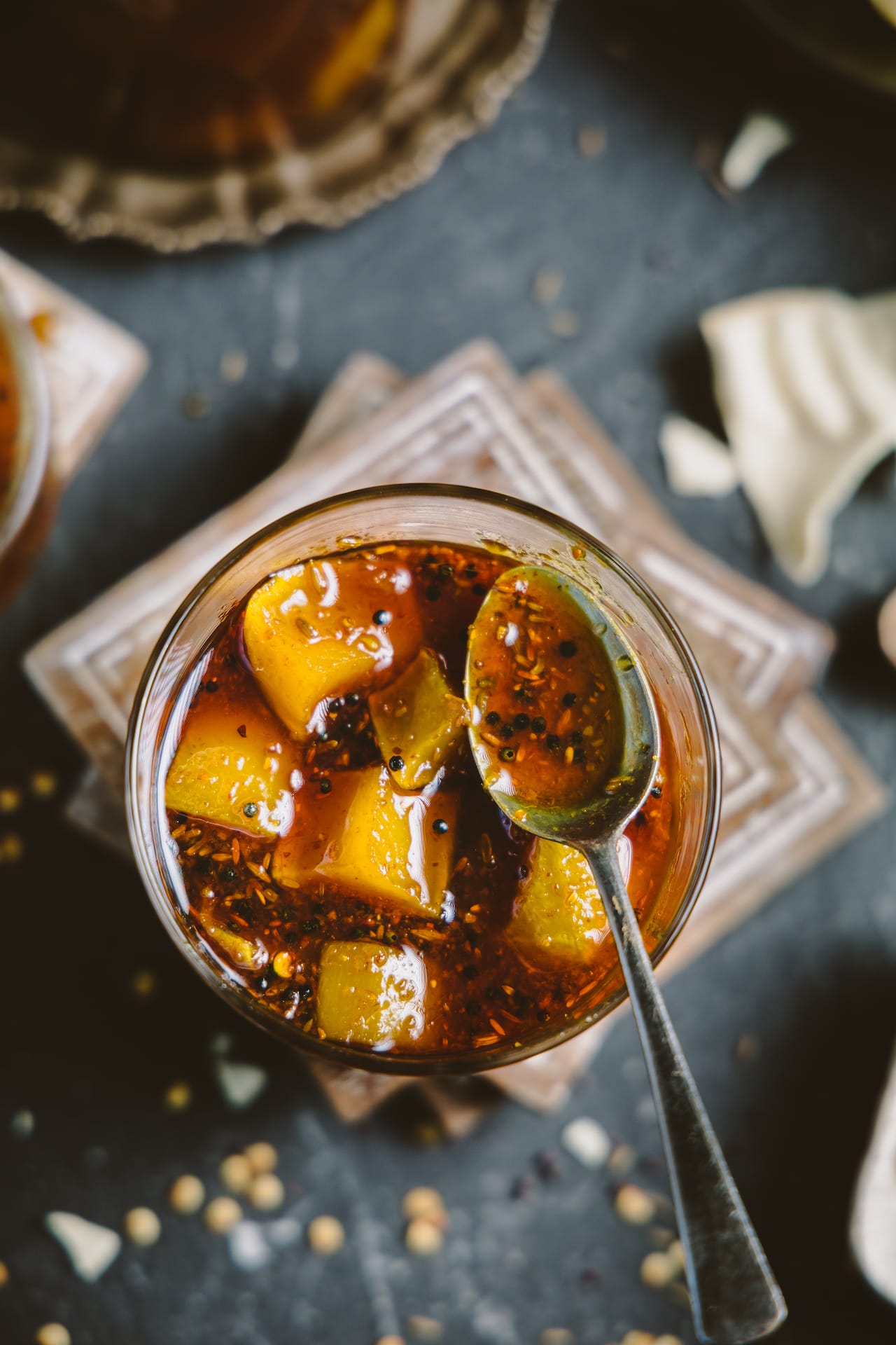Kacha Aam Er Mishti Chutney (Bengali Recipe)