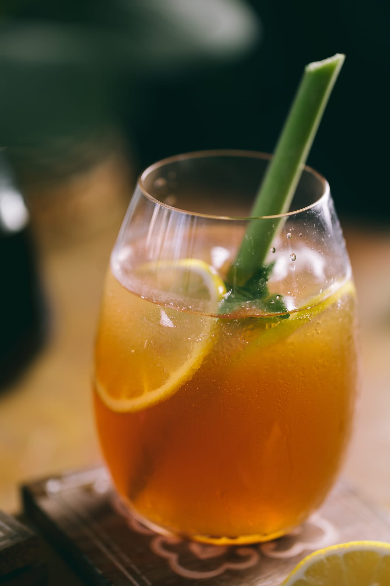 Lemongrass Ginger Spritzer - Refreshing Summer Drink