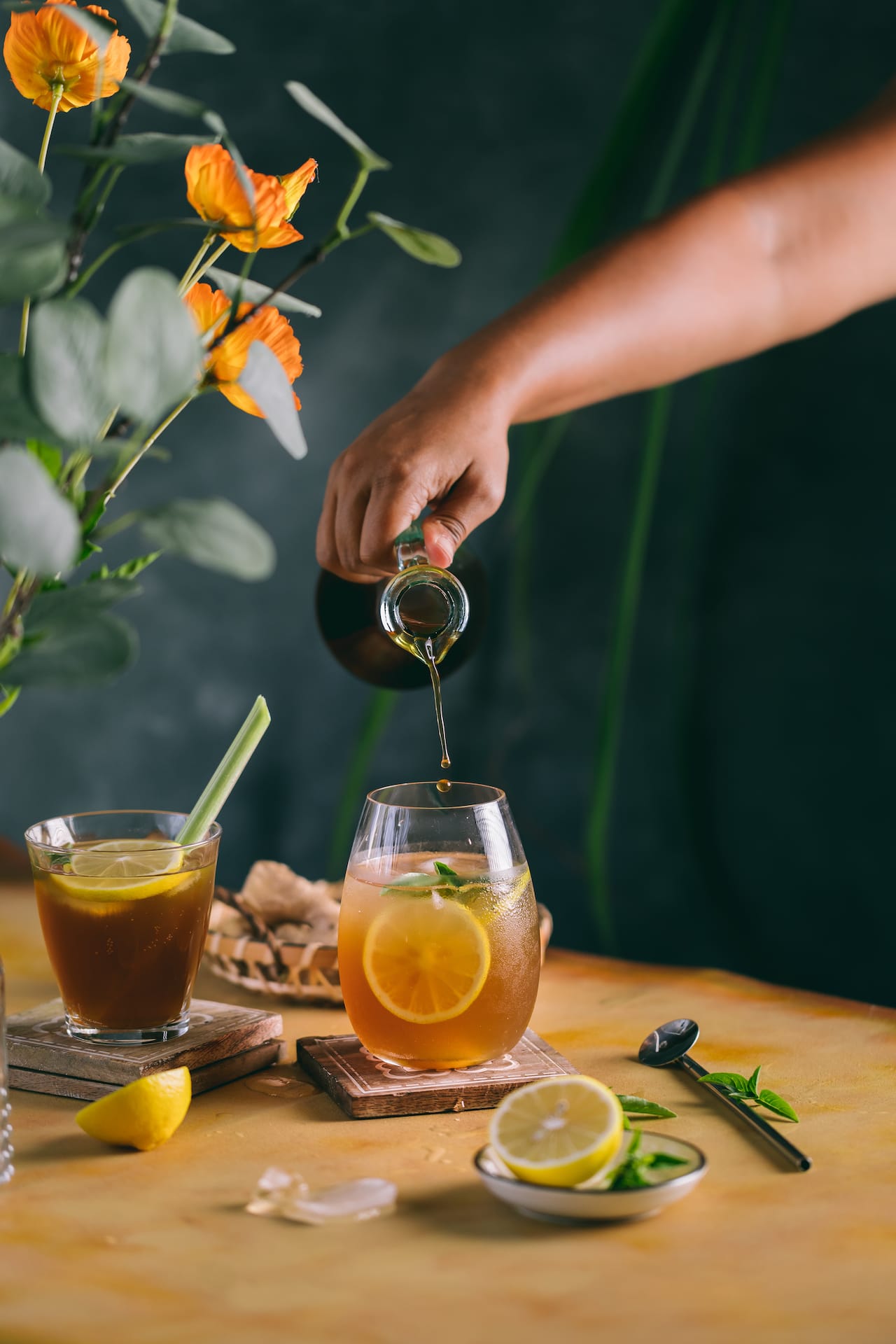 Lemongrass Ginger Spritzer - Refreshing Summer Drink
