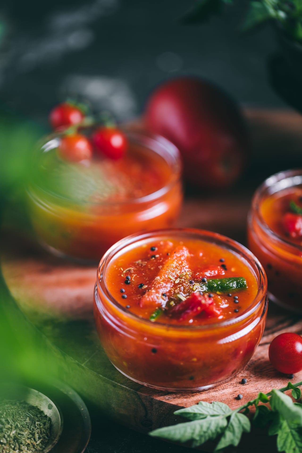 Bengali Style Sweet and Spicy Tomato Chutney