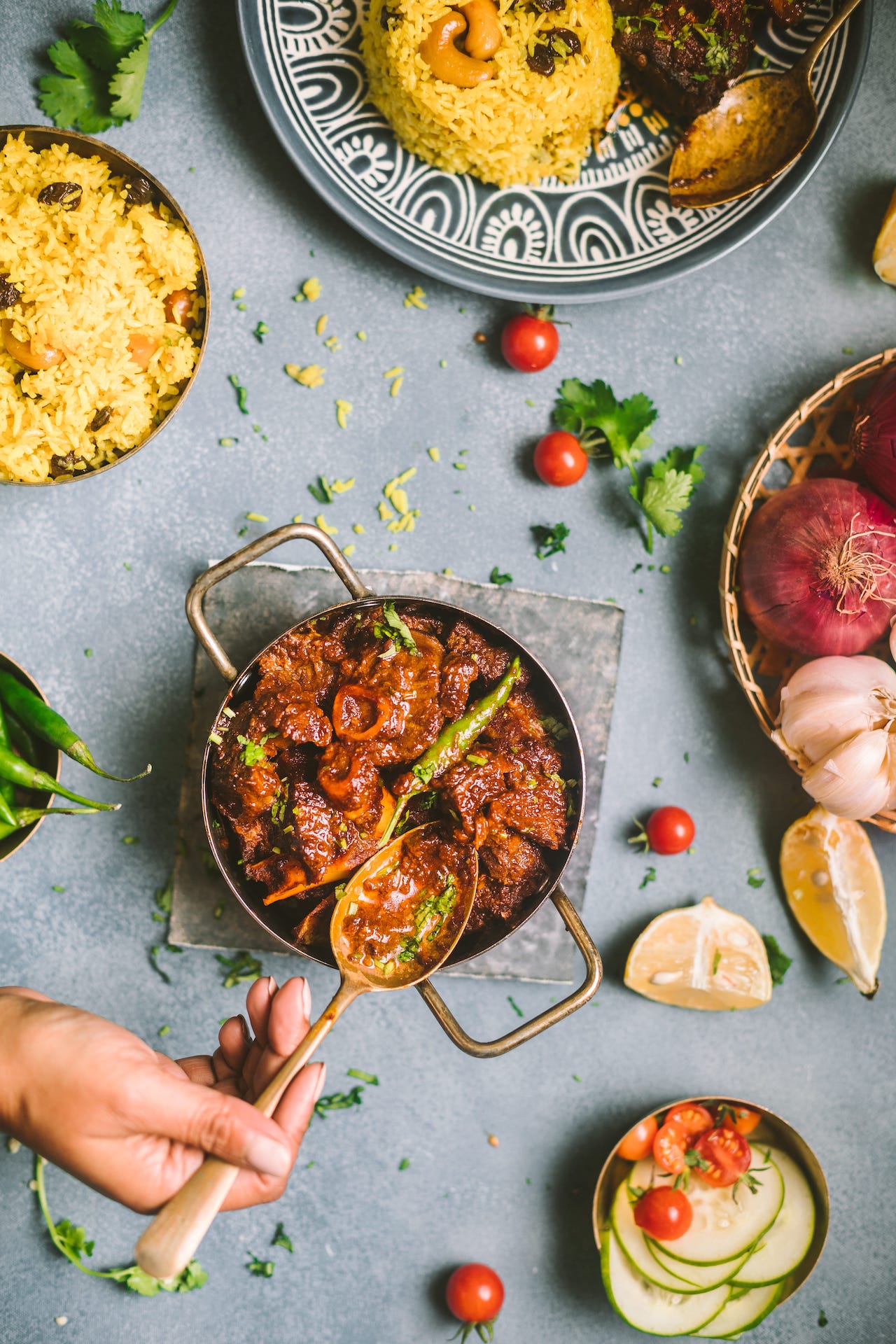Kosha Mangsho - Bengali Mutton Stew