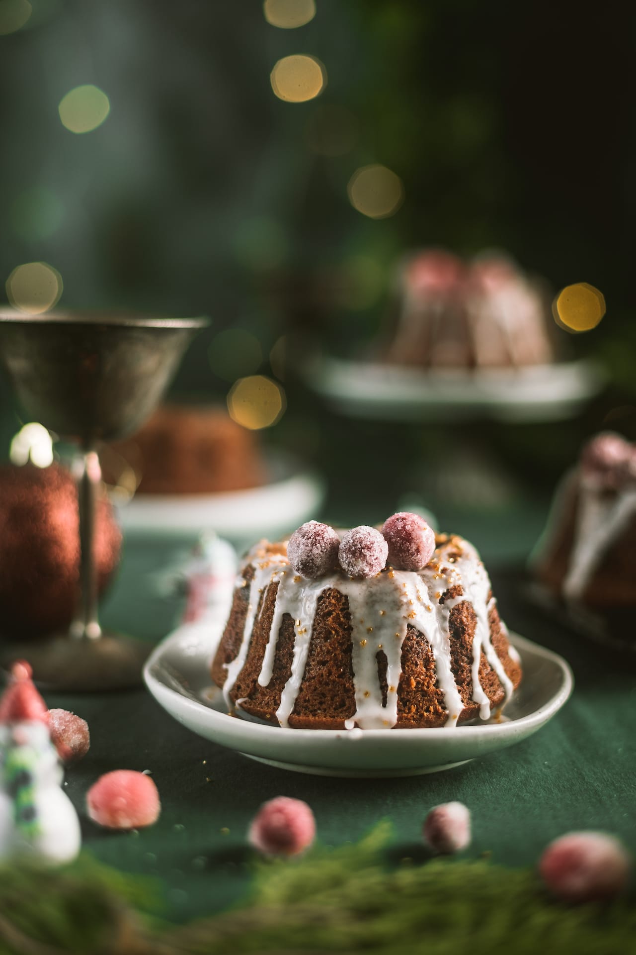 Gingerbread Mini Bundt Cake