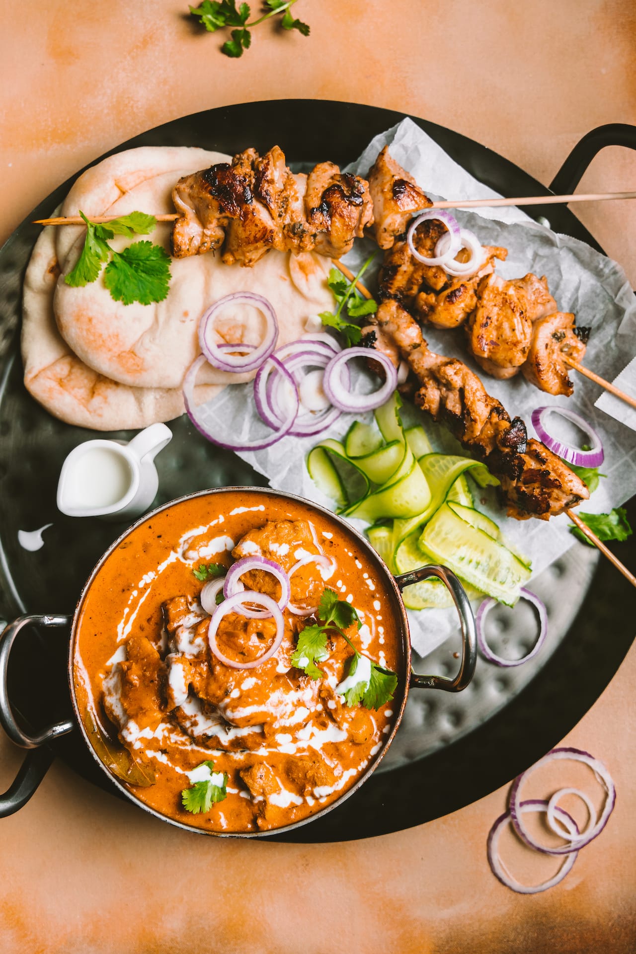 Restaurant style Curry with Naan