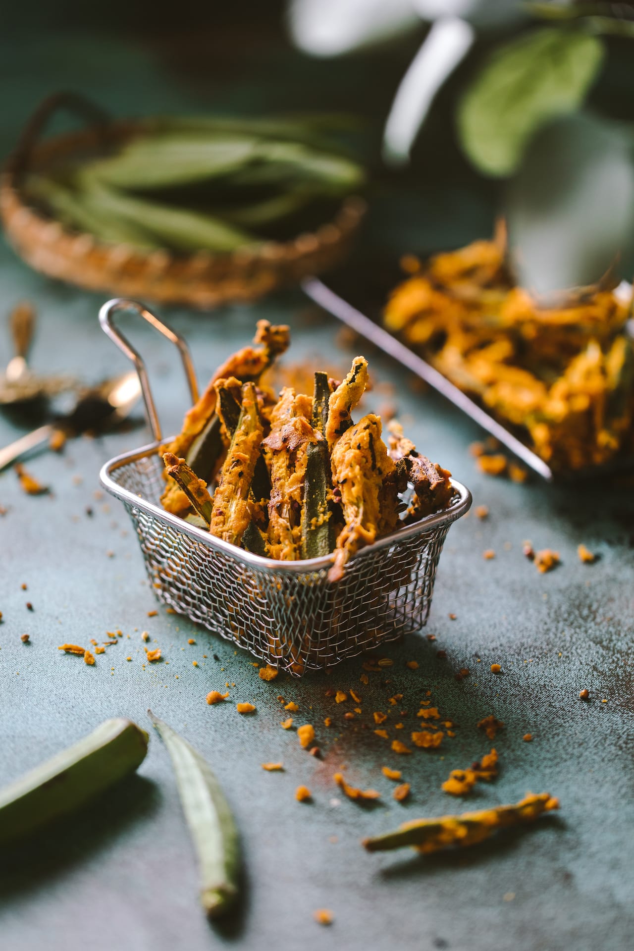 Kurkuri Bhindi - Crispy AIR FRIED Okra