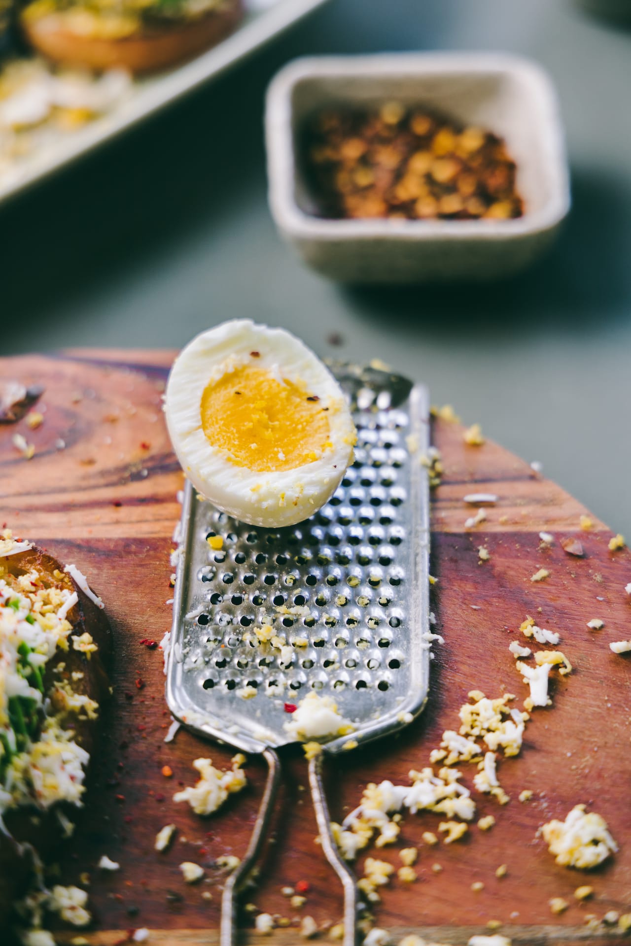 Tiktok Viral Grated Egg Avocado Toast