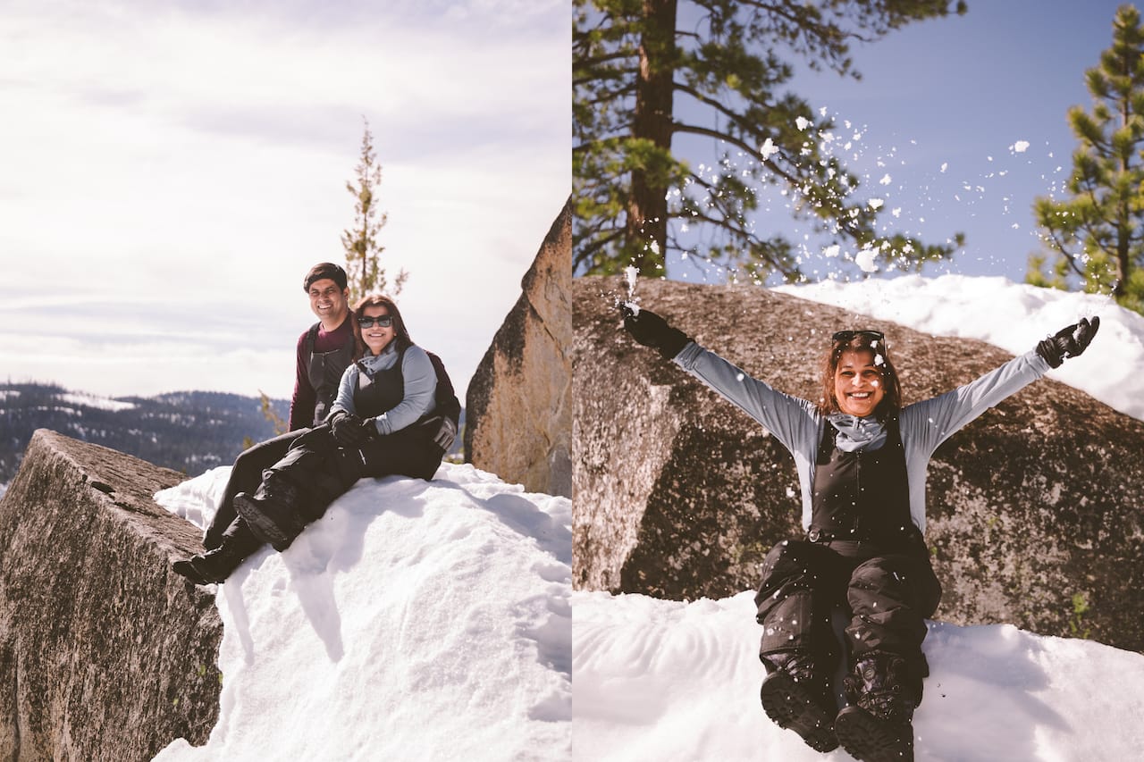 Weekend Get away to play in snow