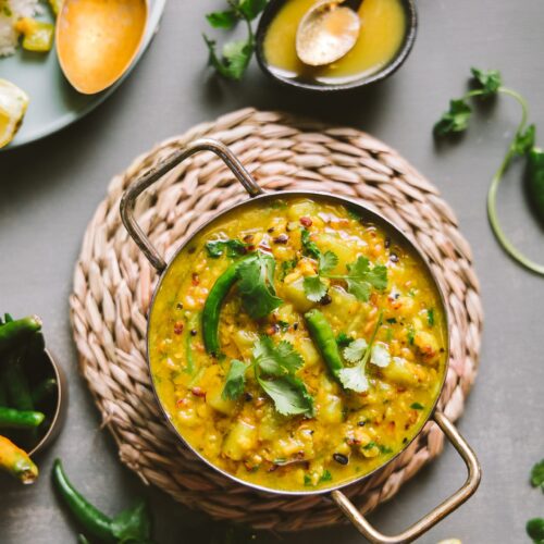 Lau Bhaja Munger Dal  with VIDEO  Playful Cooking - 54