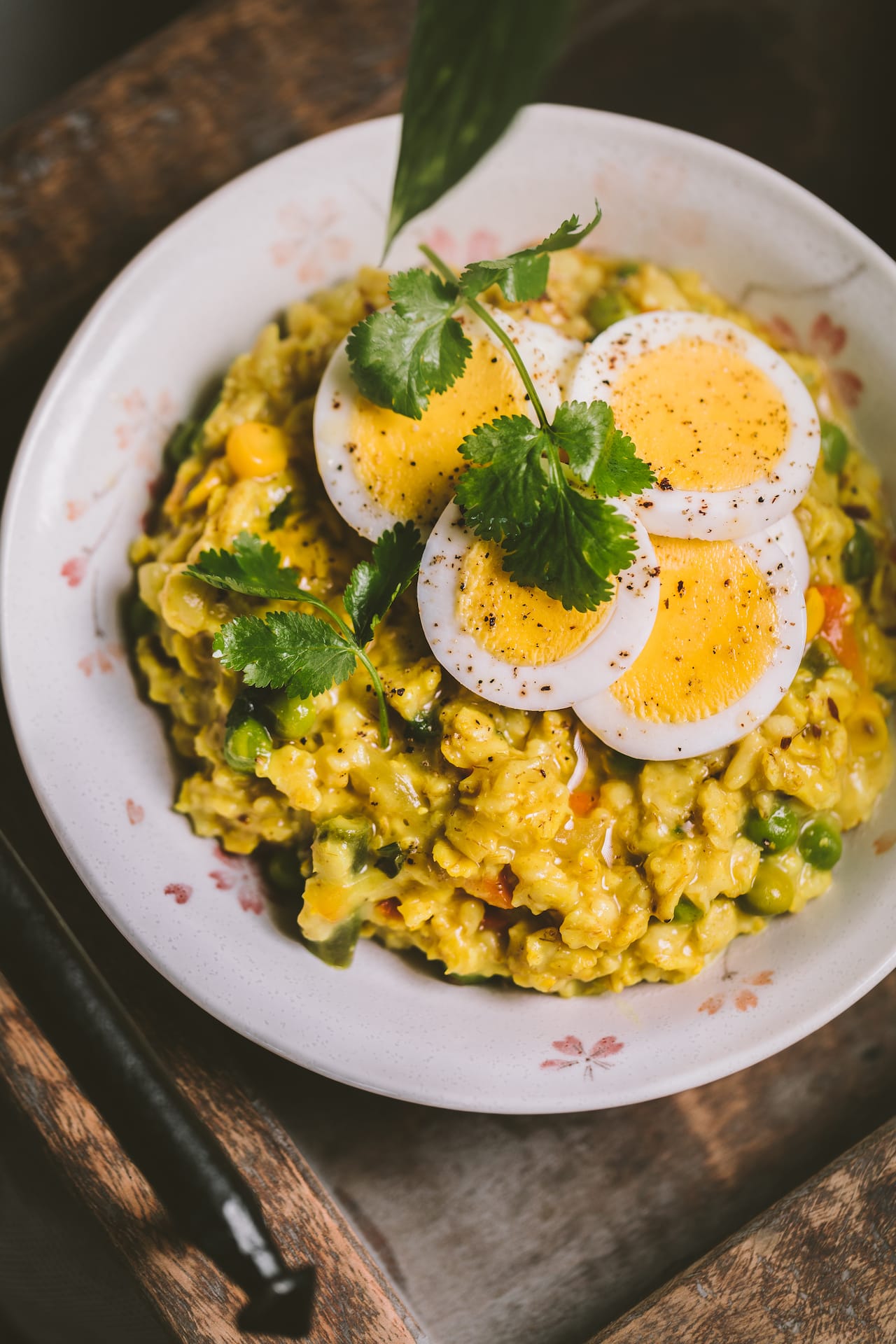 Savory Vegetable Oatmeal - breakfast in 10 minutes 