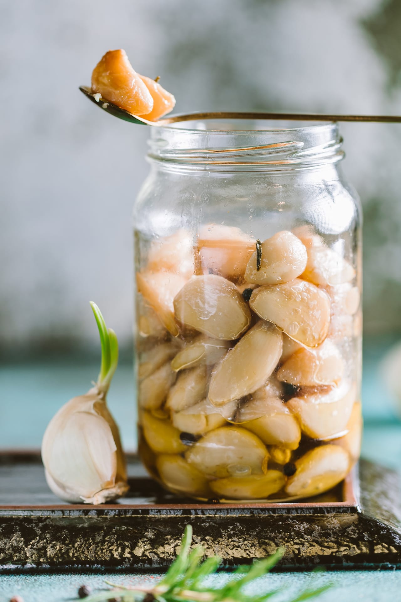 Oven Baked Garlic Confit