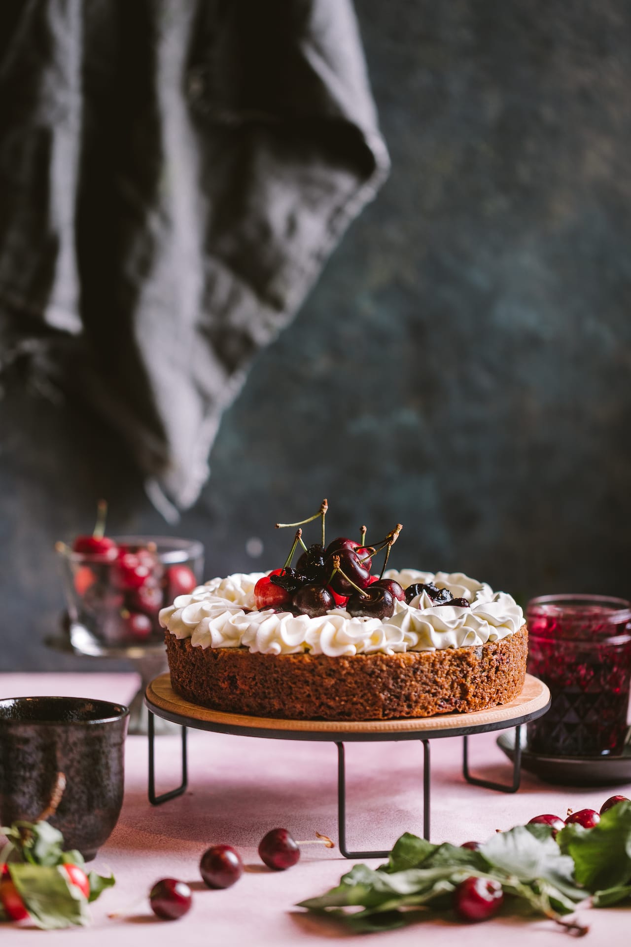 Roasted Cherry Cake