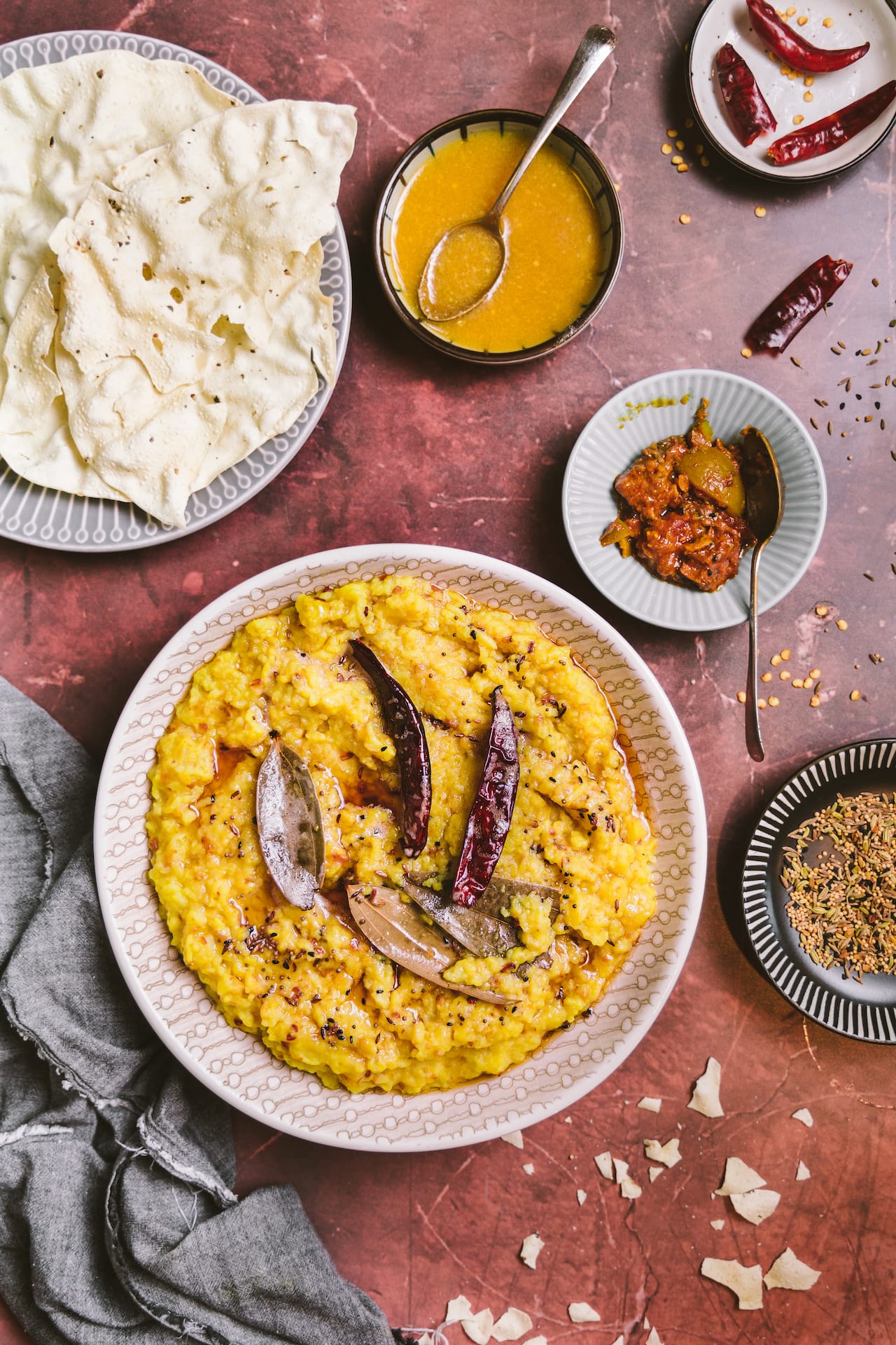 Bhaja Mung Daal Khichuri - Classic Bengali dish