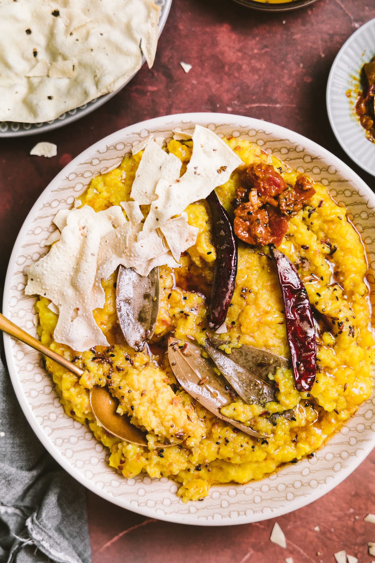 Bhaja Mung Daal Khichuri - Classic Bengali dish