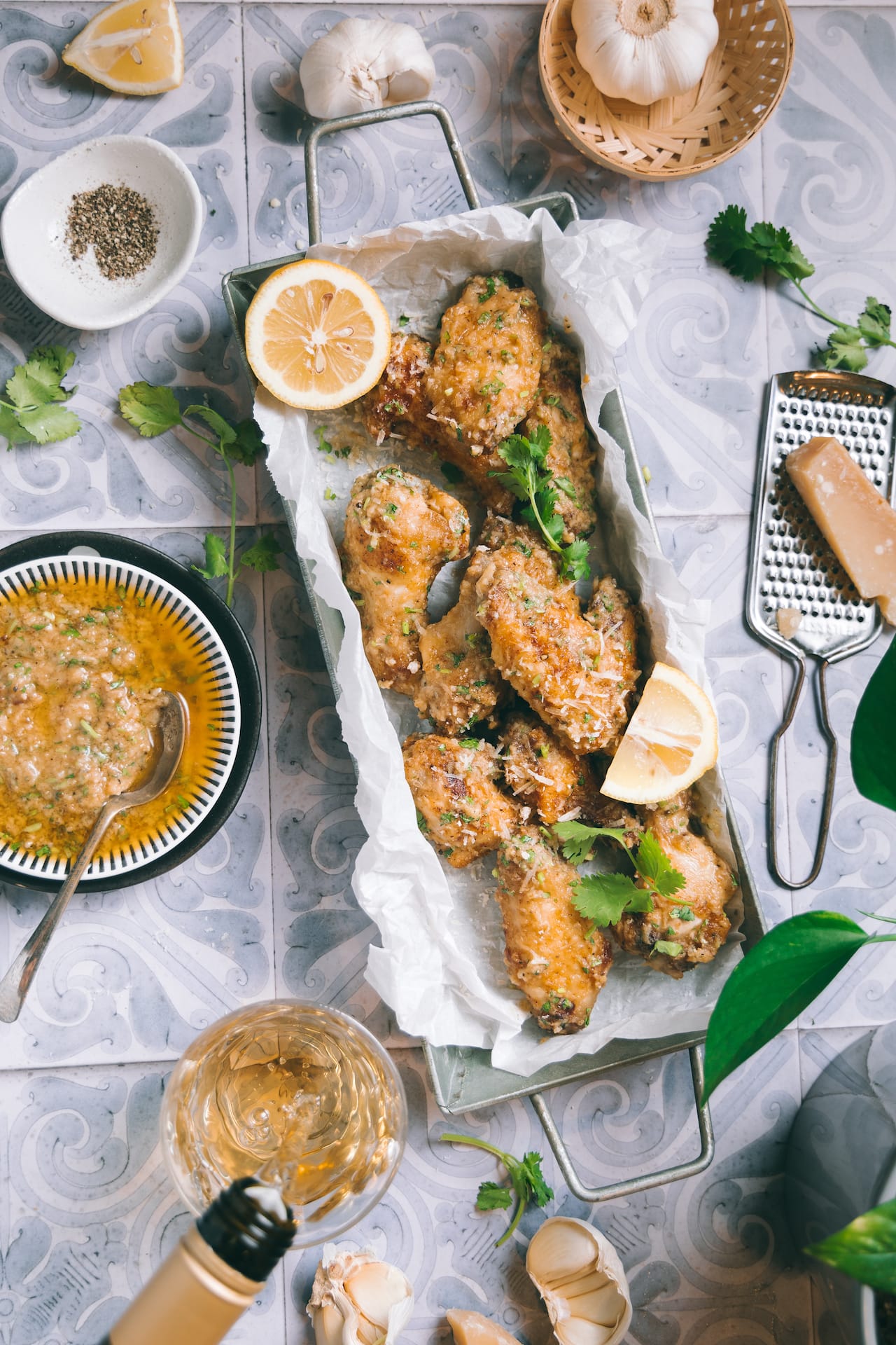 Garlic Parmesan Chicken Wings