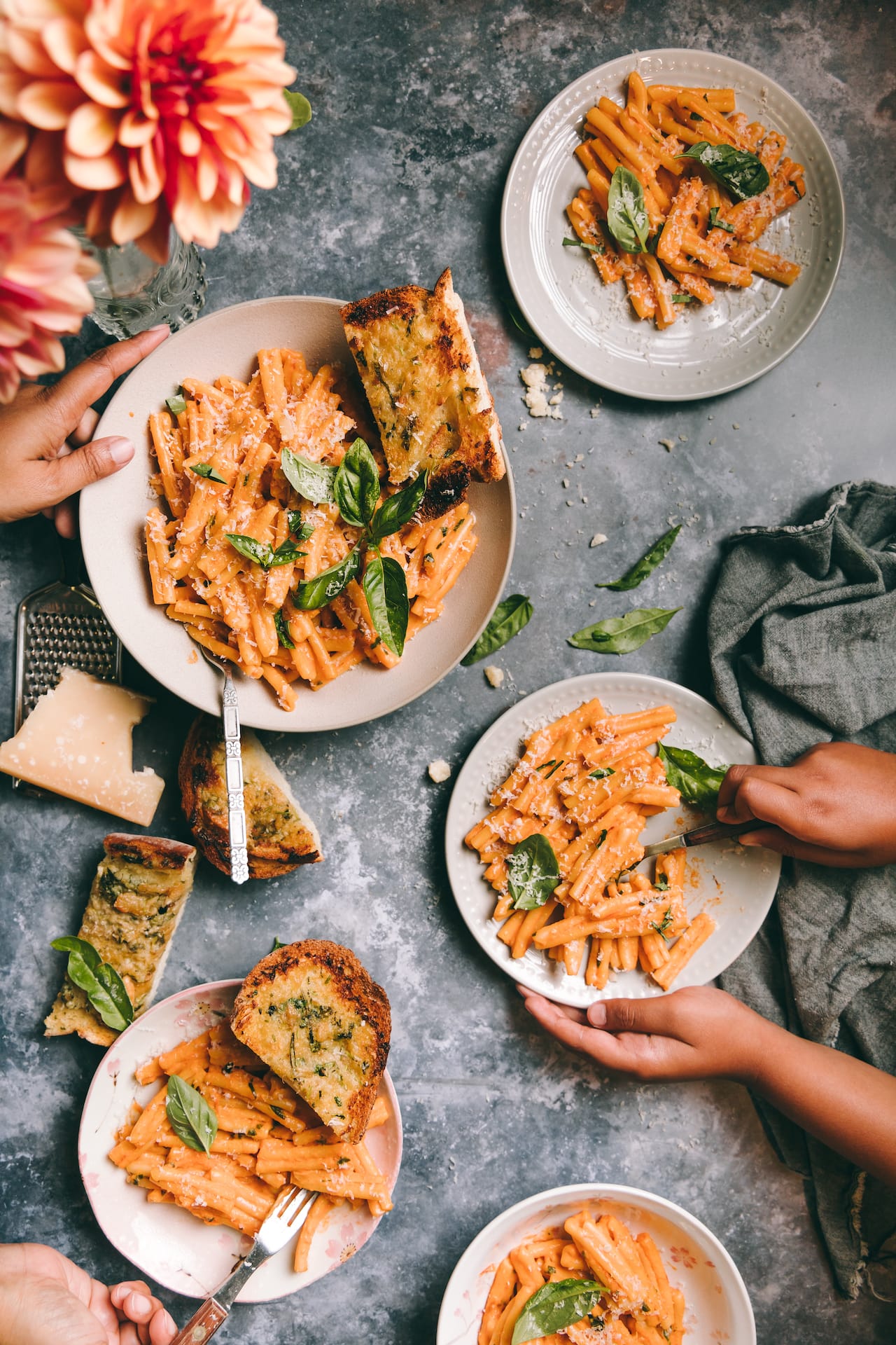 Roasted Pepper and Tomato Pasta