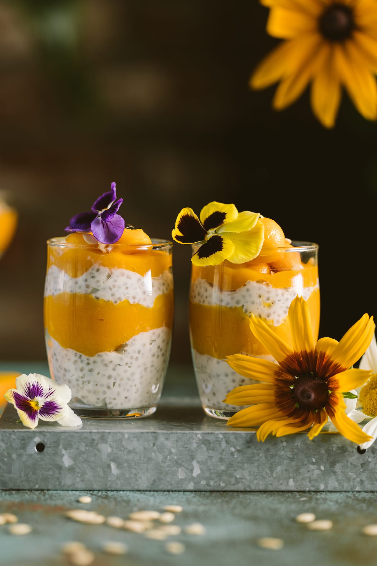 Mango Coconut Chia Pudding