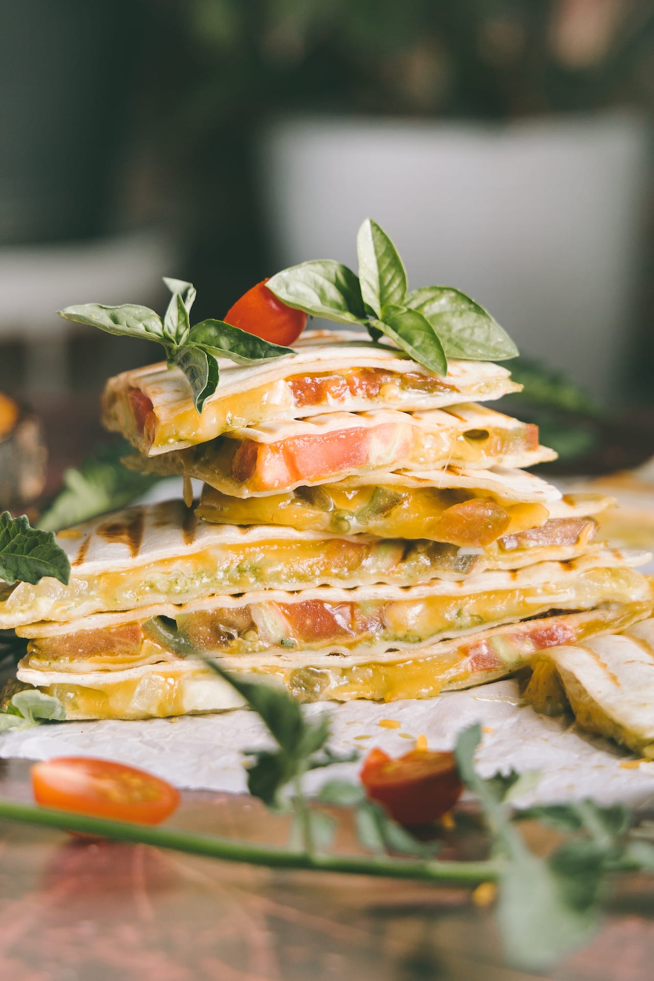 Tomato Cheese Quesadilla
