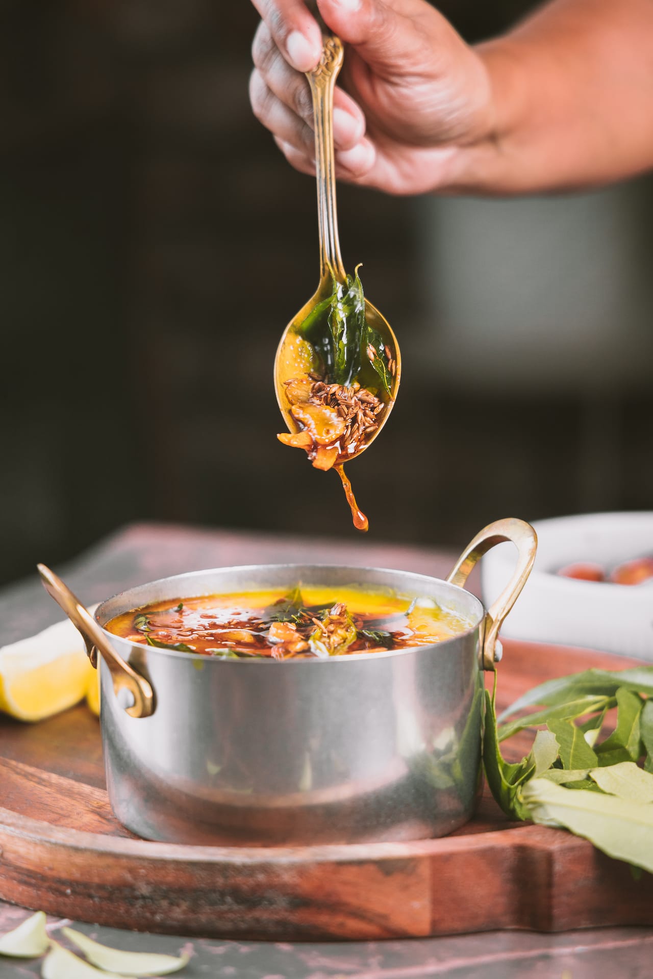 Masoor Dal (Red Lentil Indian Food)