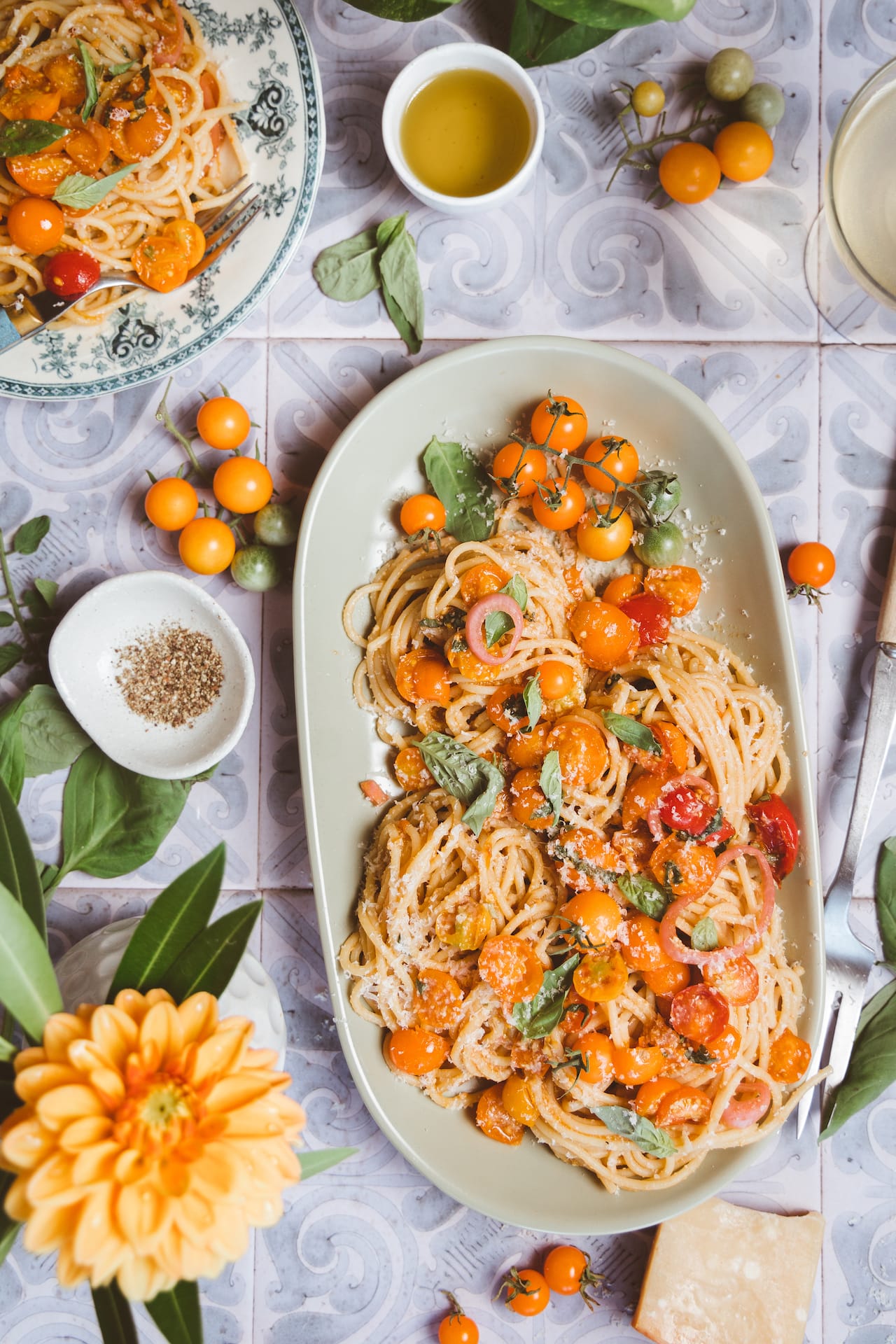 Spaghetti al Pomodoro Crudo