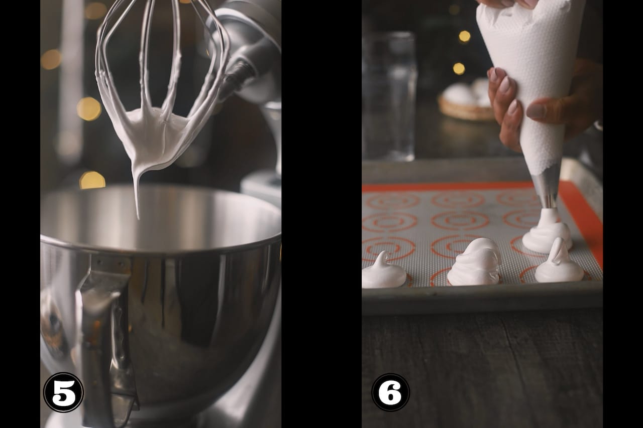 Meringue Cookies steo by step