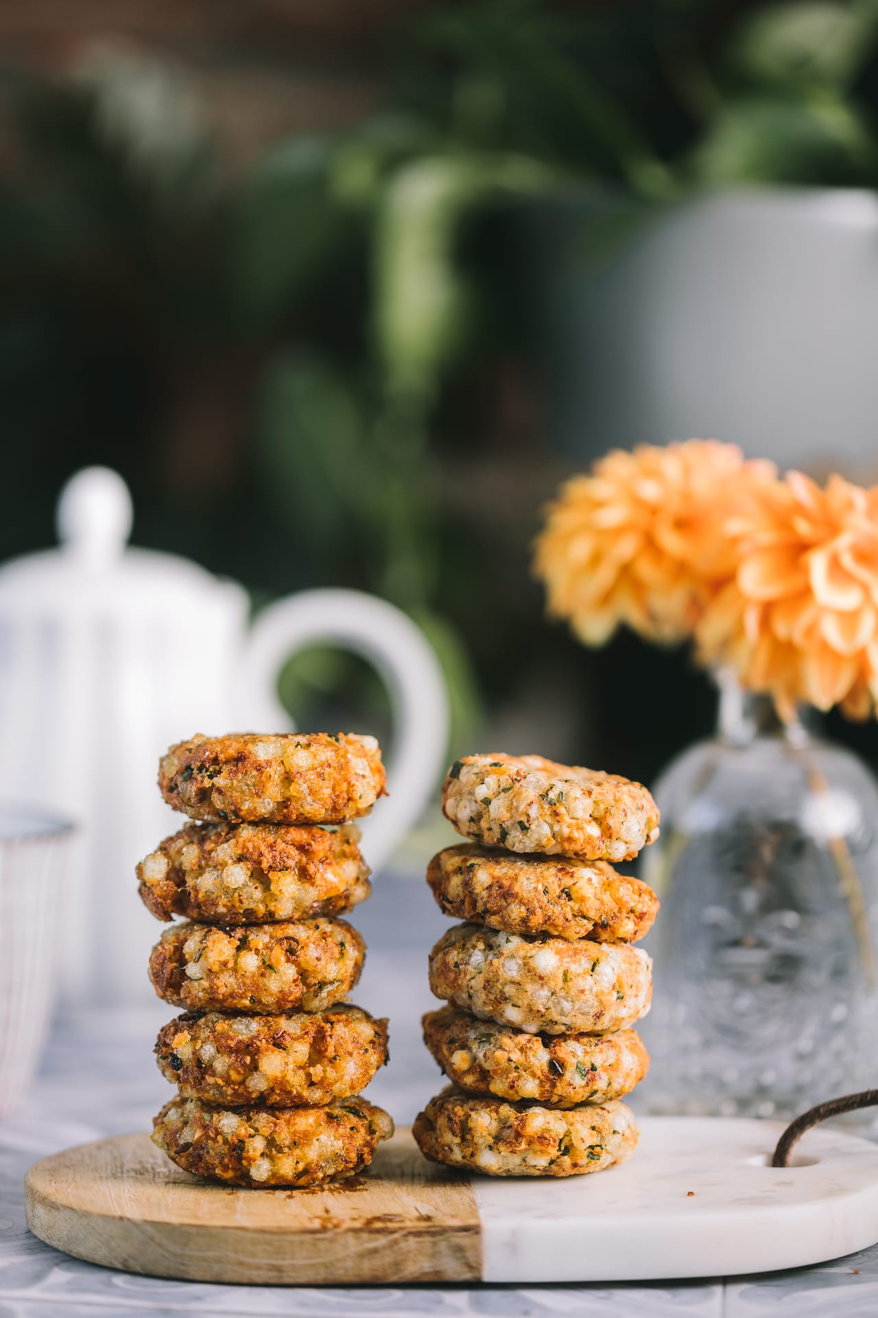 Sabudana Vada - Air fried and Deep Fried 