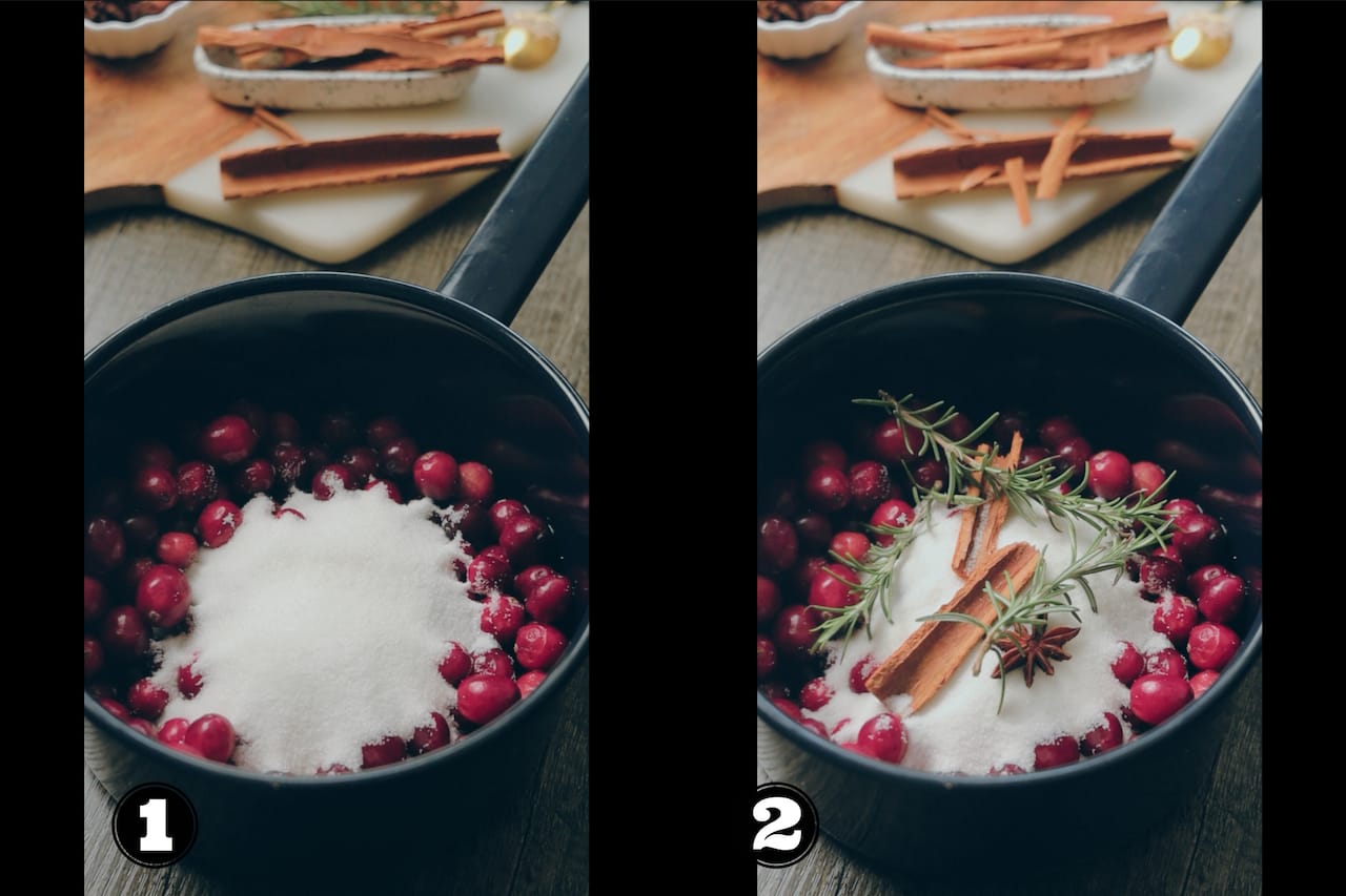 Step by Step to make Cranberry Sauce
