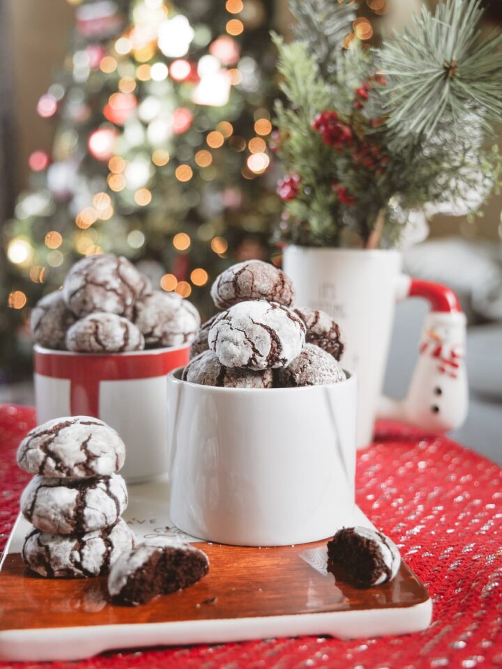 Chocolate Crinkle Cookies