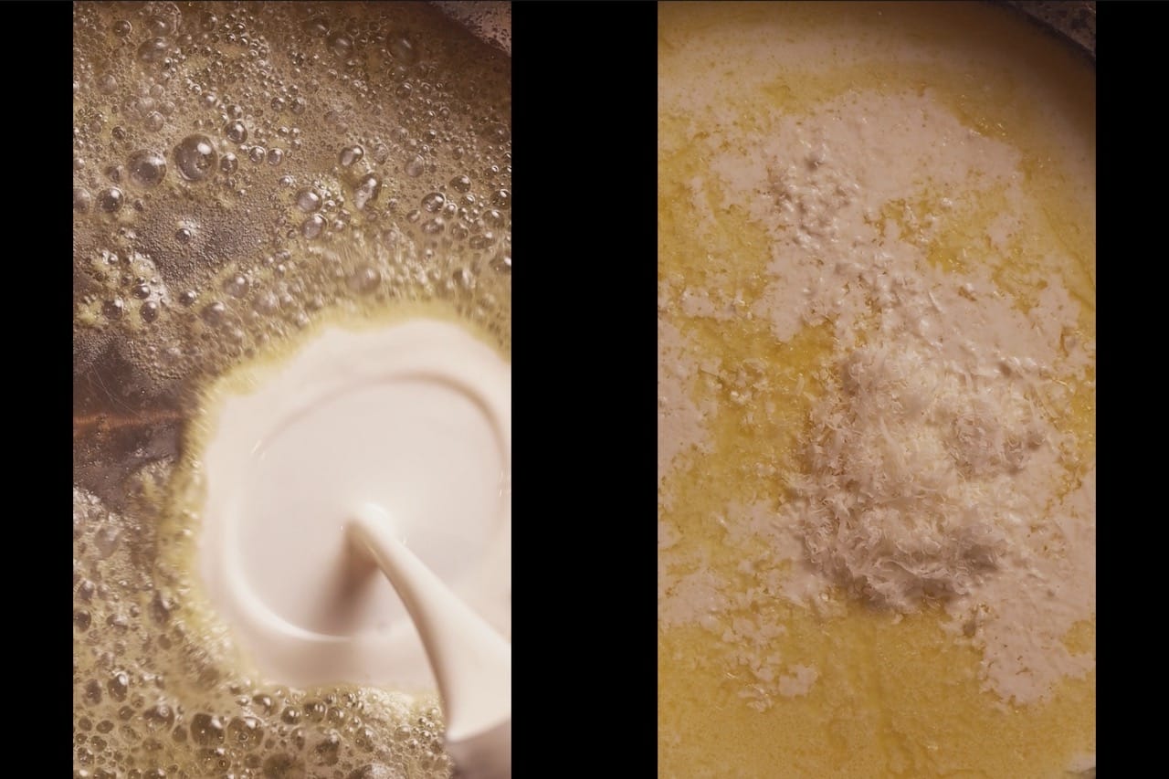 Steps to prepare alfredo pasta