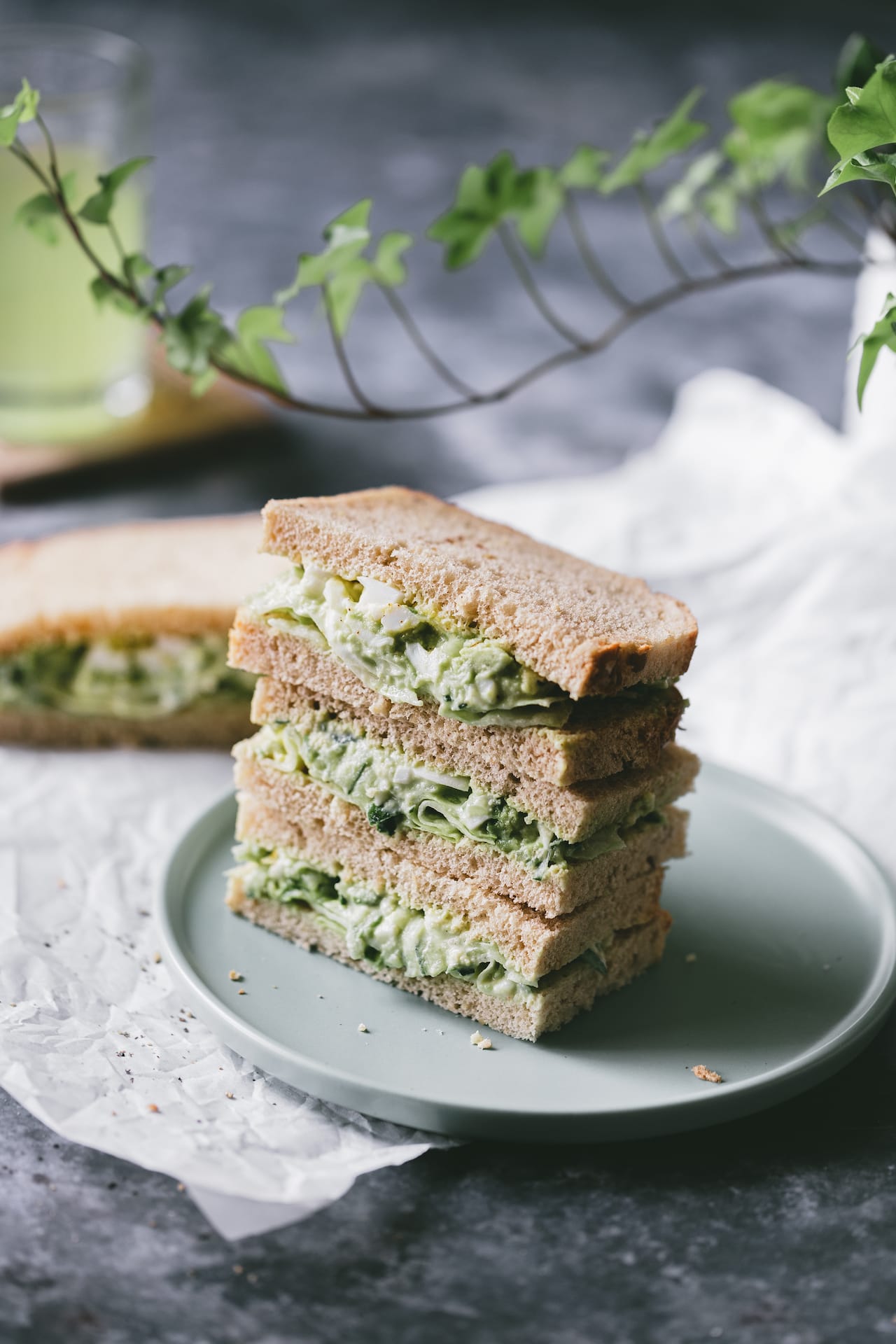 Egg & Cucumber sandwich