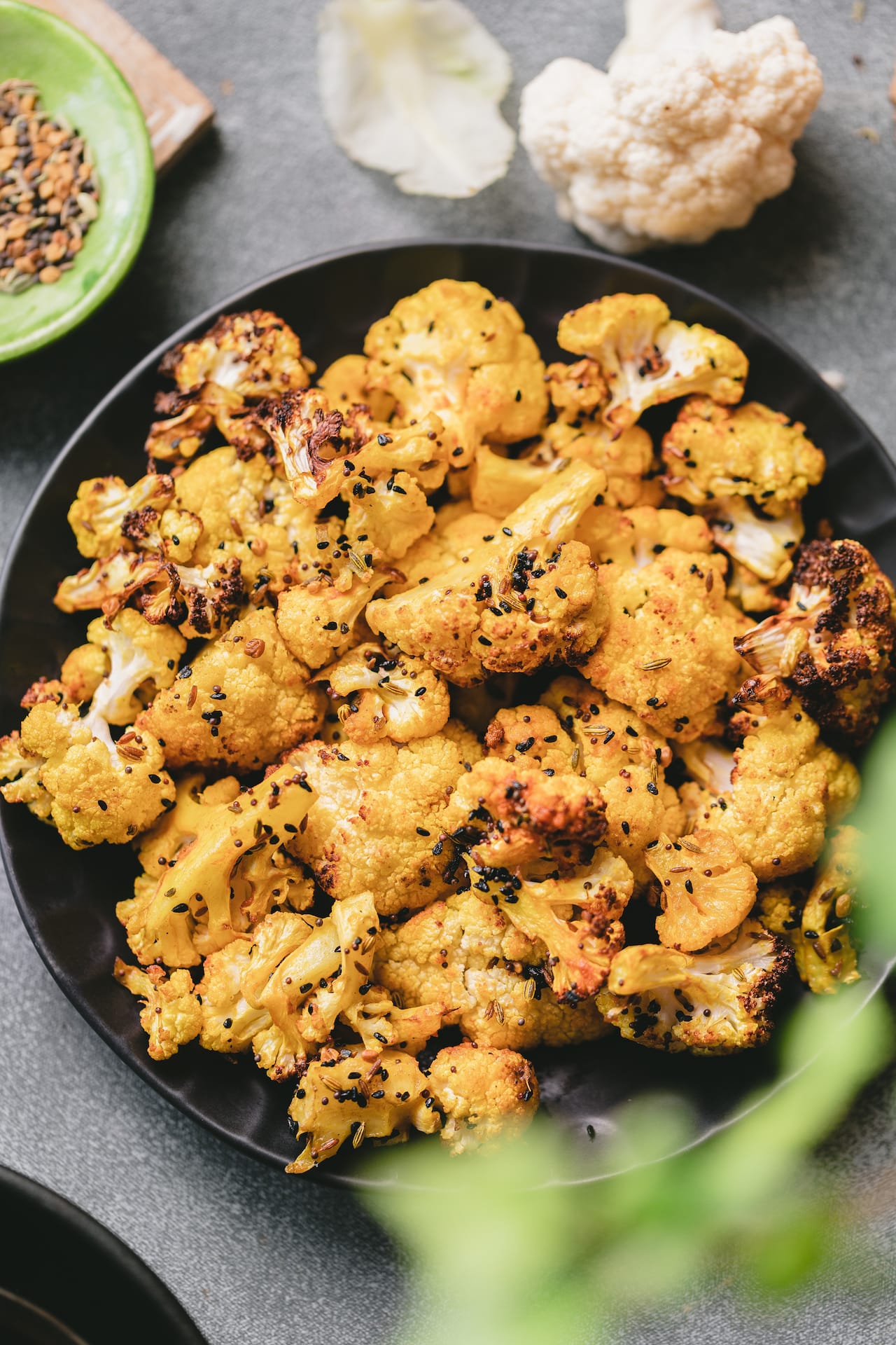 Air fried cauliflower with five spice