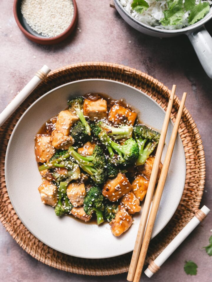 Tofu Broccoli Stir Fried