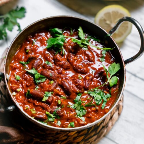 Rajma Masala - Spiced Red Kidney Bean Stew - Playful Cooking
