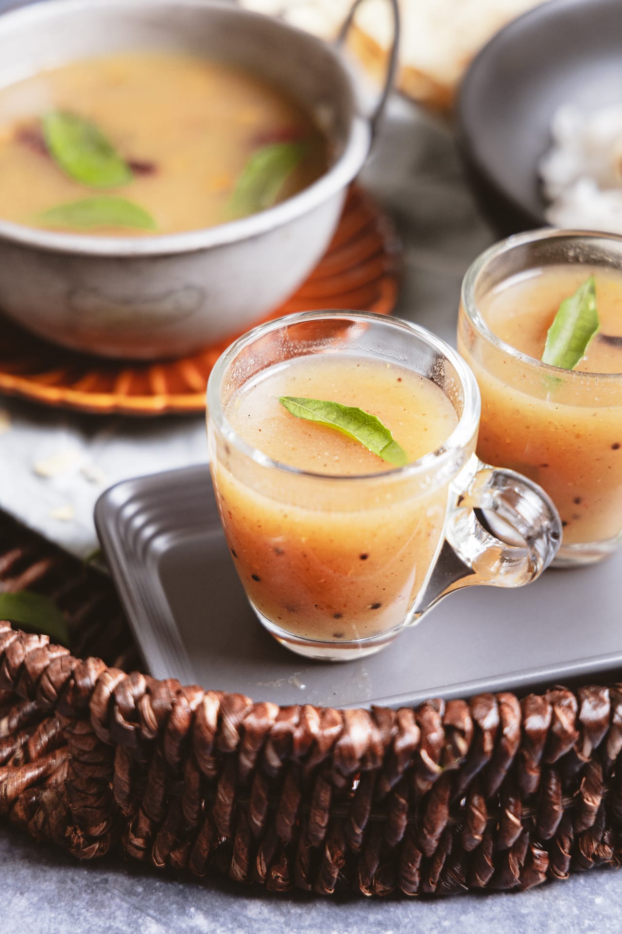 Raw mango rasam