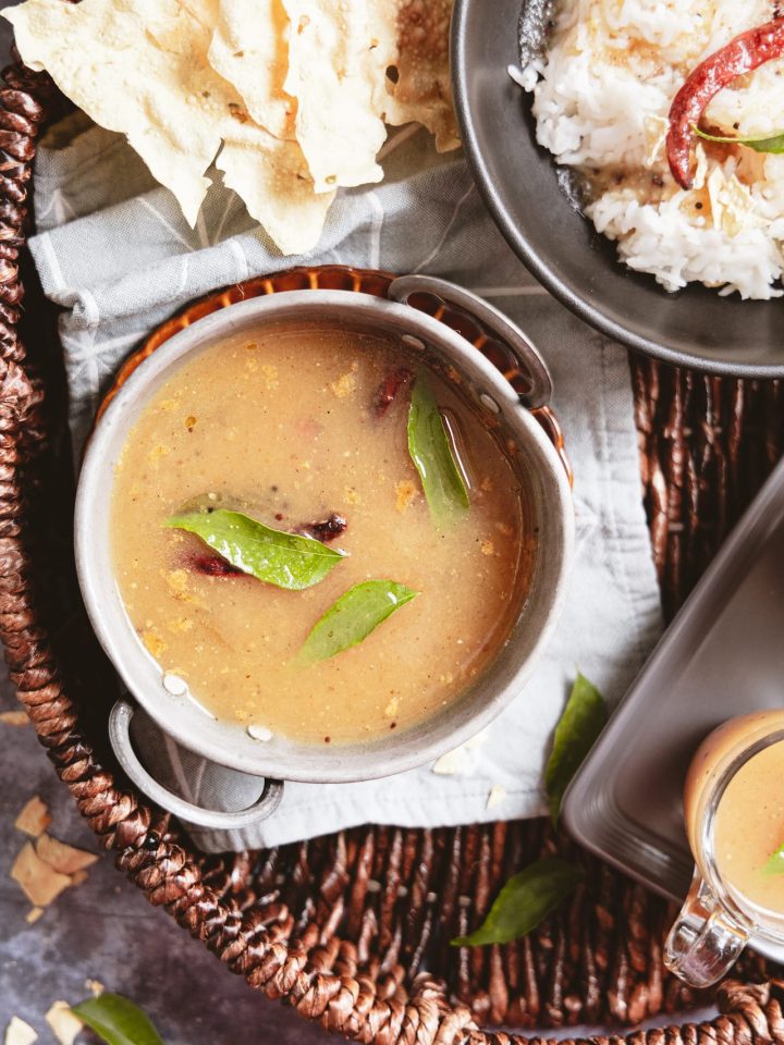Raw mango Rasam