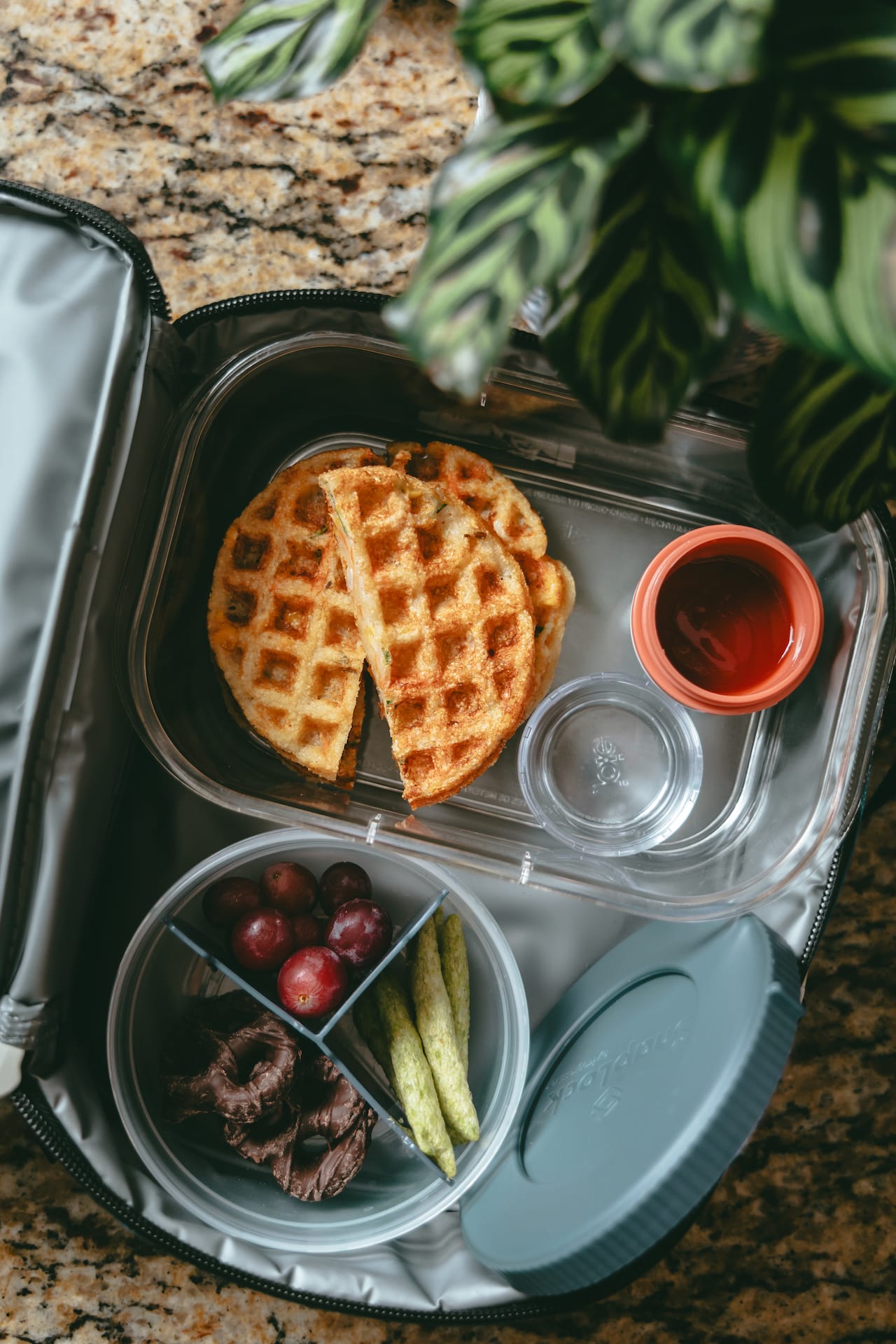 Semolina waffle