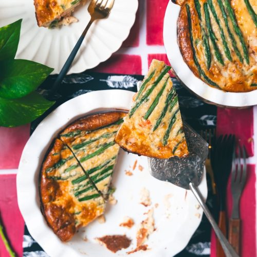 Asparagus Shrimp Quiche