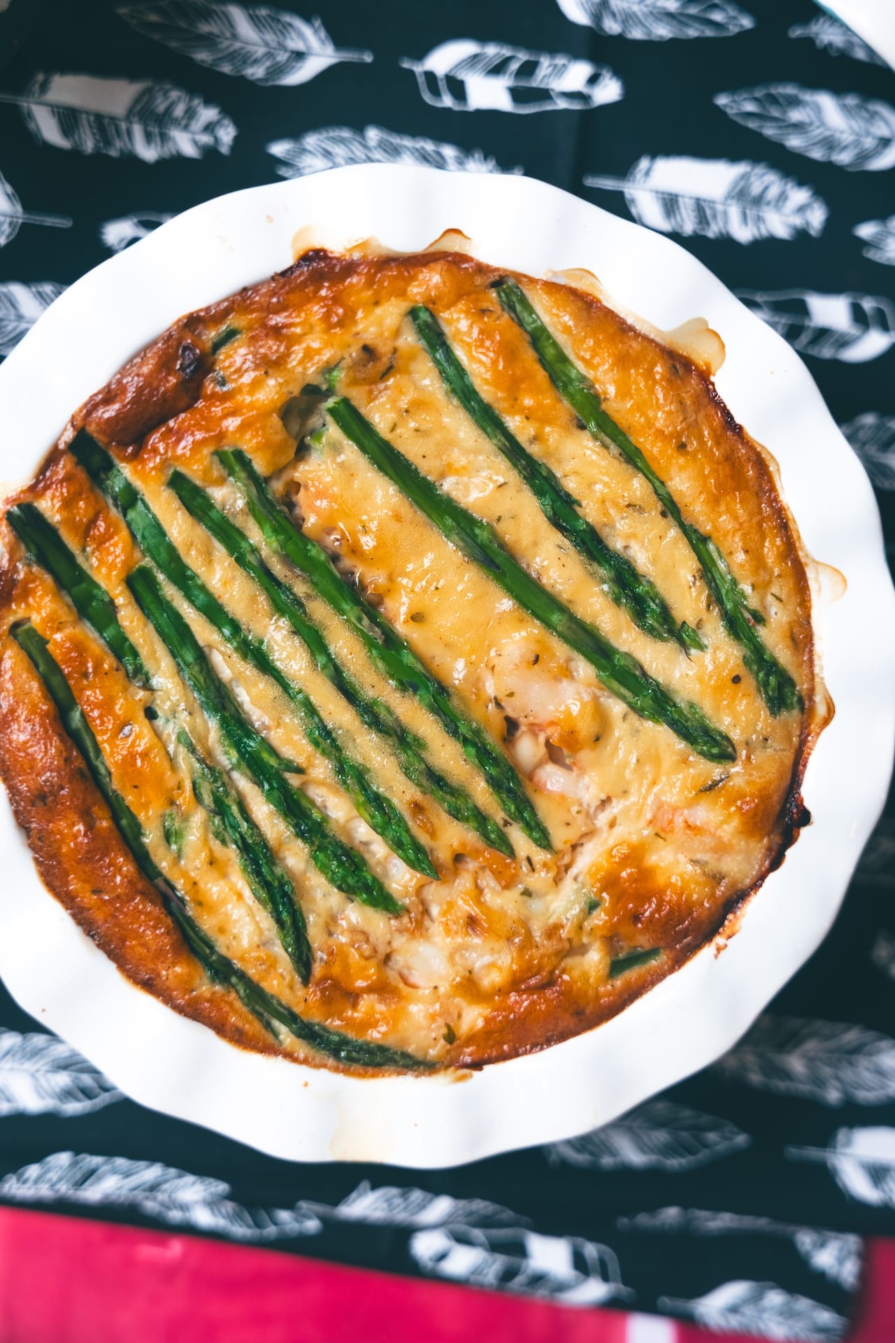 Asparagus Shrimp Gratin