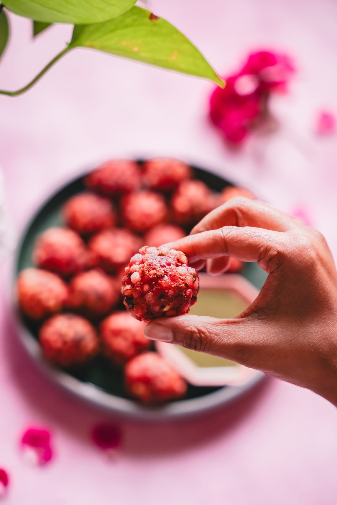 Beetroot Sabudana Vada