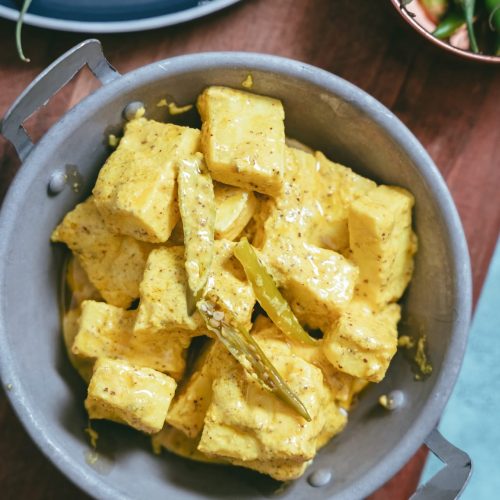 Shorshe Bhapa Paneer