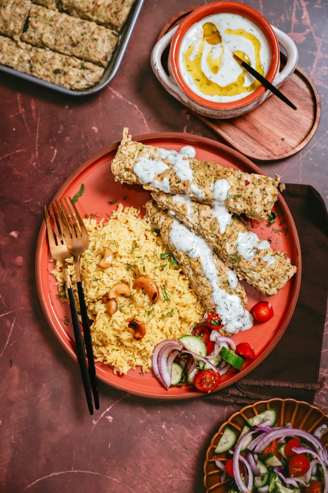 Sheet Pan Chicken Kebab