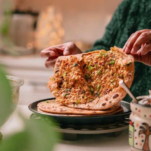 Paneer Broccoli Paratha