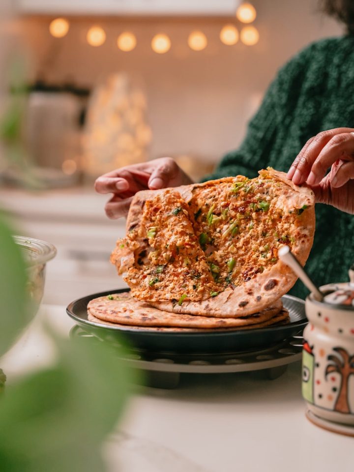 Paneer Broccoli Paratha